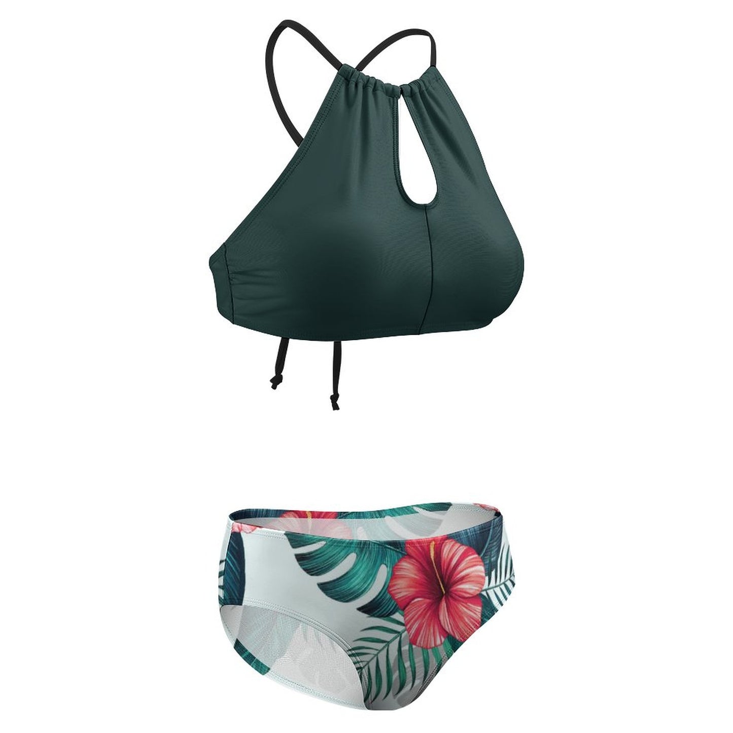 Bikini Triángulo Halter Personalizado | Ajuste Regulable y Realce