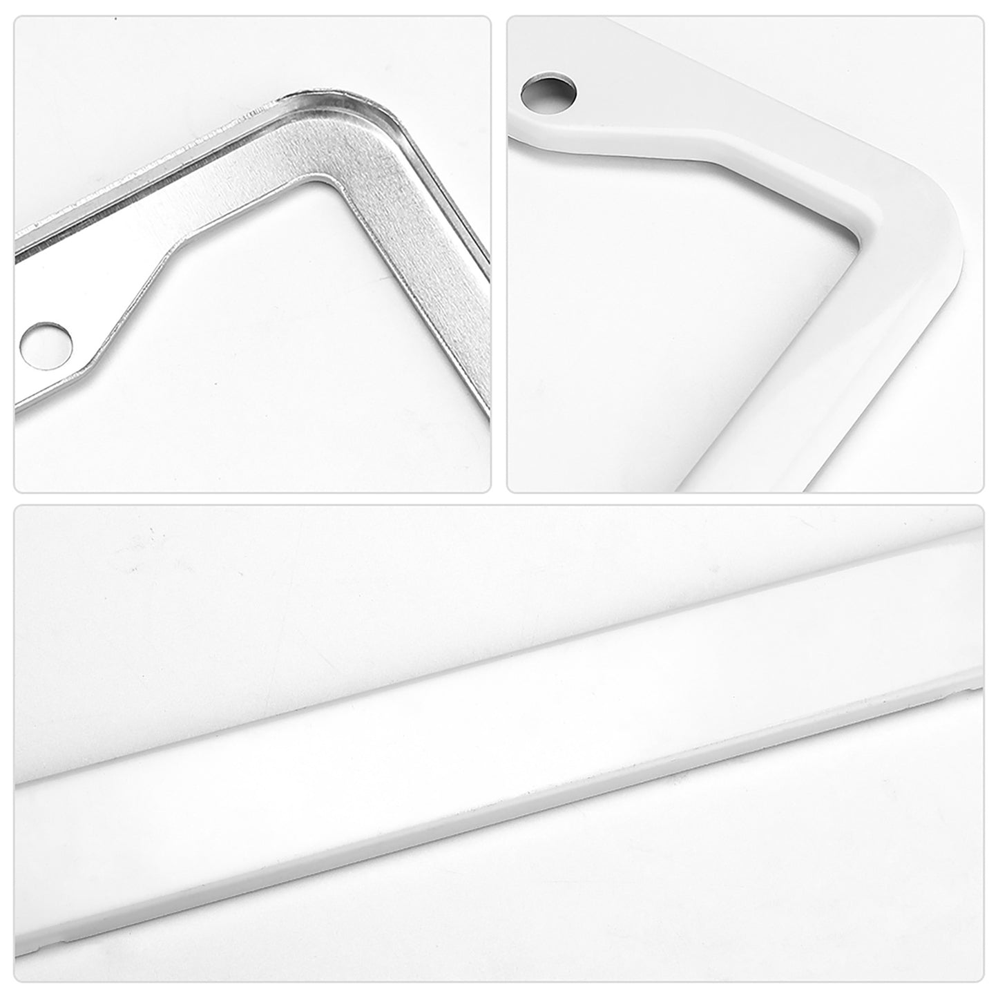 Set de Portaplacas Personalizados de Aluminio | Para Placa Americana