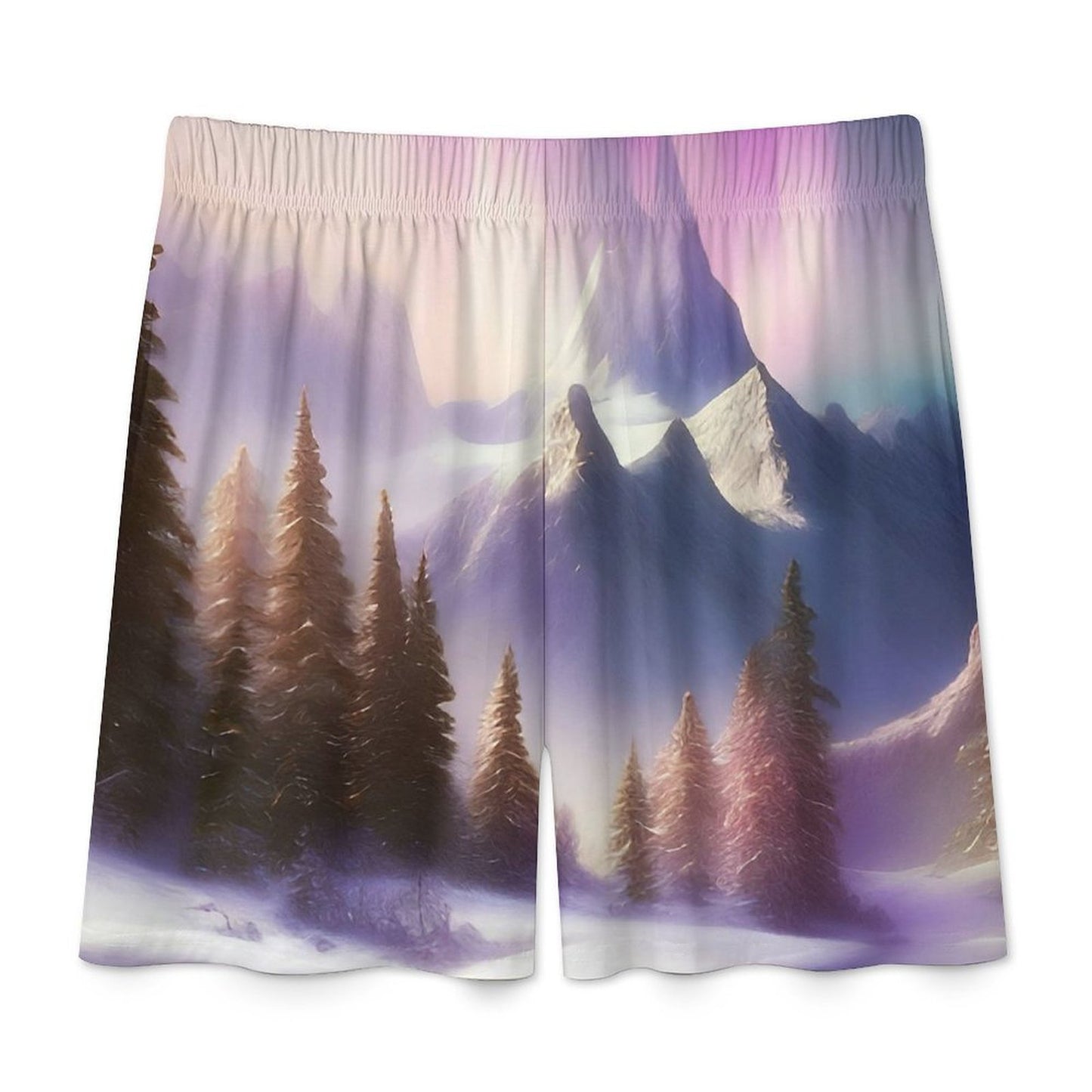 Shorts de Pijama Personalizados de Seda de Hielo para Hombre