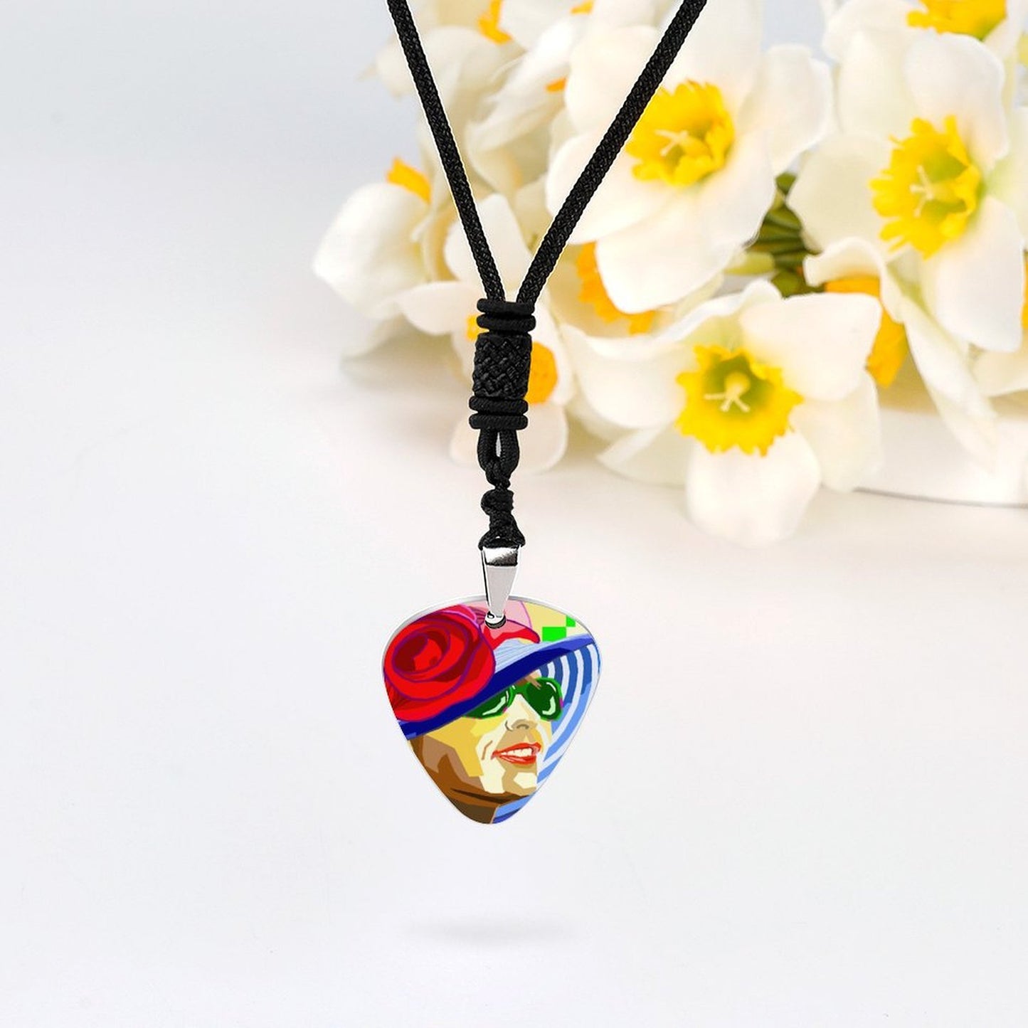 Collar de Plumilla de Guitarra Personalizado | Estilo Unisex