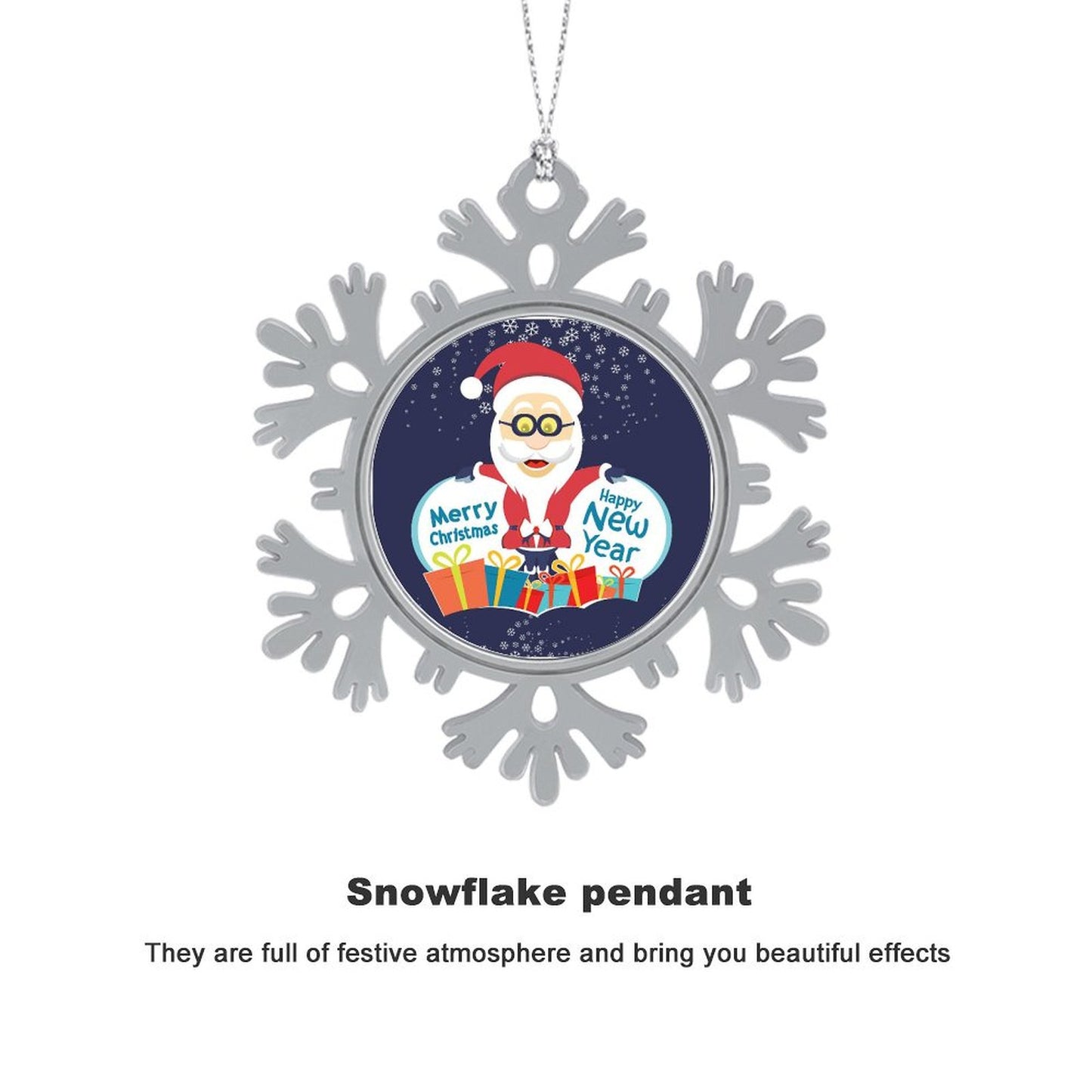 Forja tu Recuerdo: Adorno de Metal Personalizado en Forma de Copo de Nieve