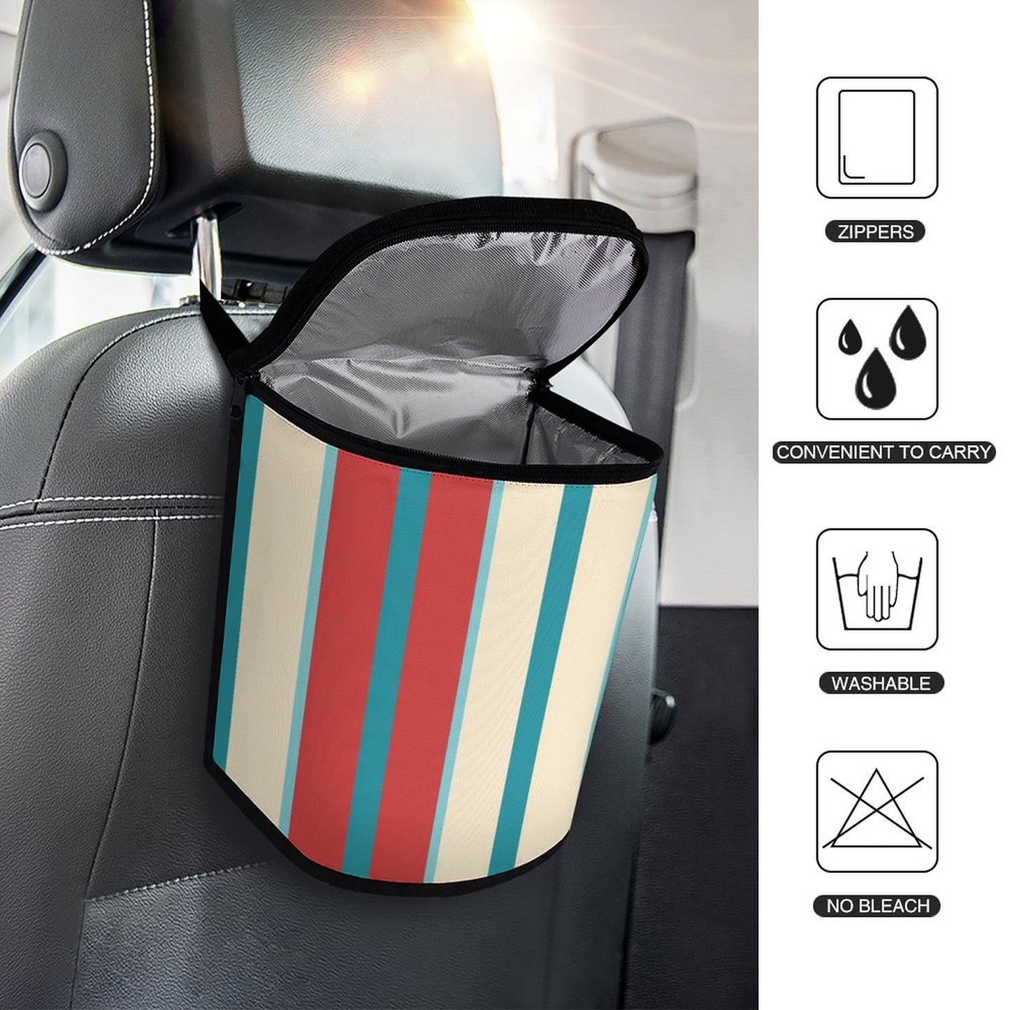 Bote de Basura para Auto Personalizado | Mantén tu Coche Limpio