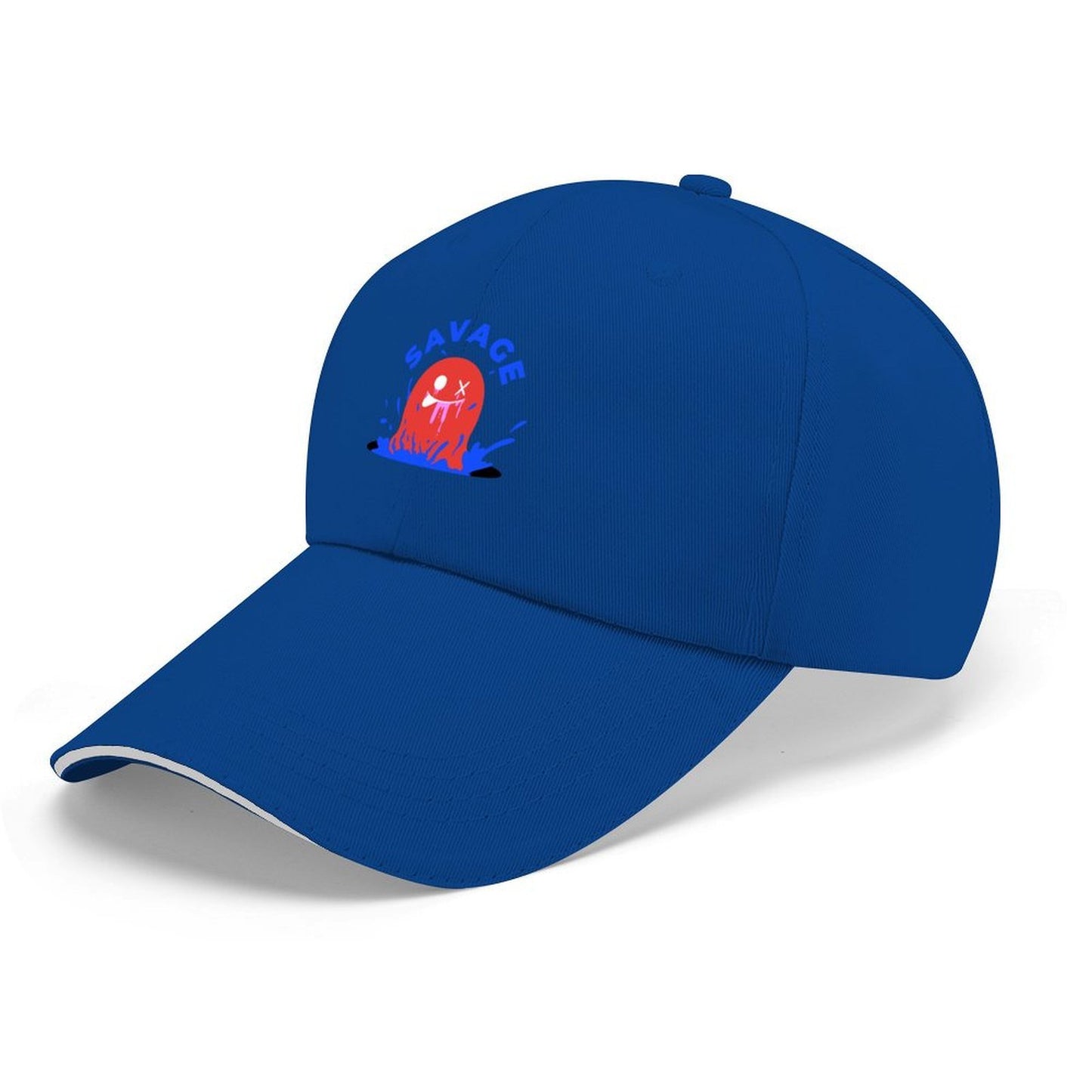 Gorra Sándwich Personalizada con Visera Bicolor y Estampado a Todo Color