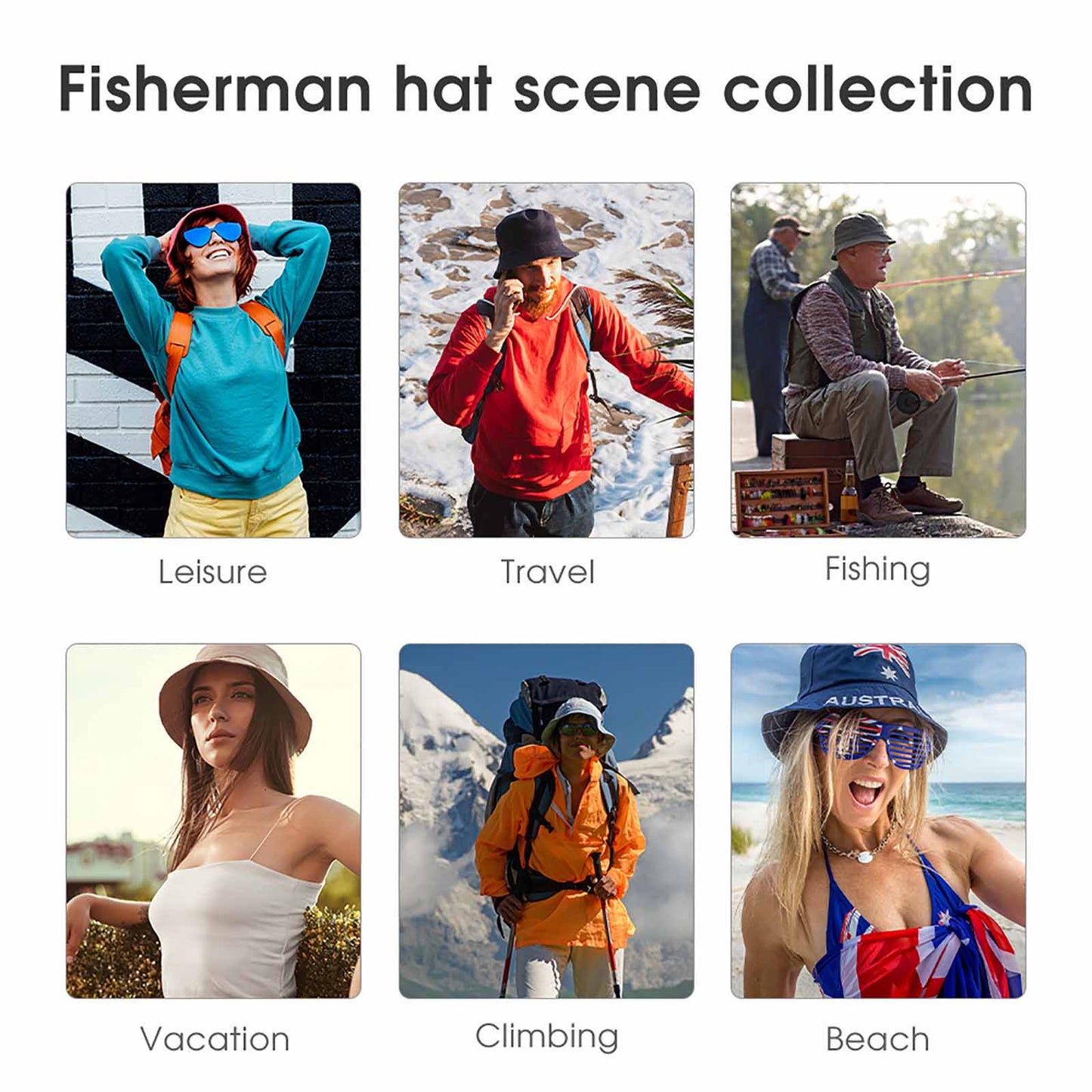 Sombrero de Pescador Talla Grande | Personalizado para Cabeza Grande