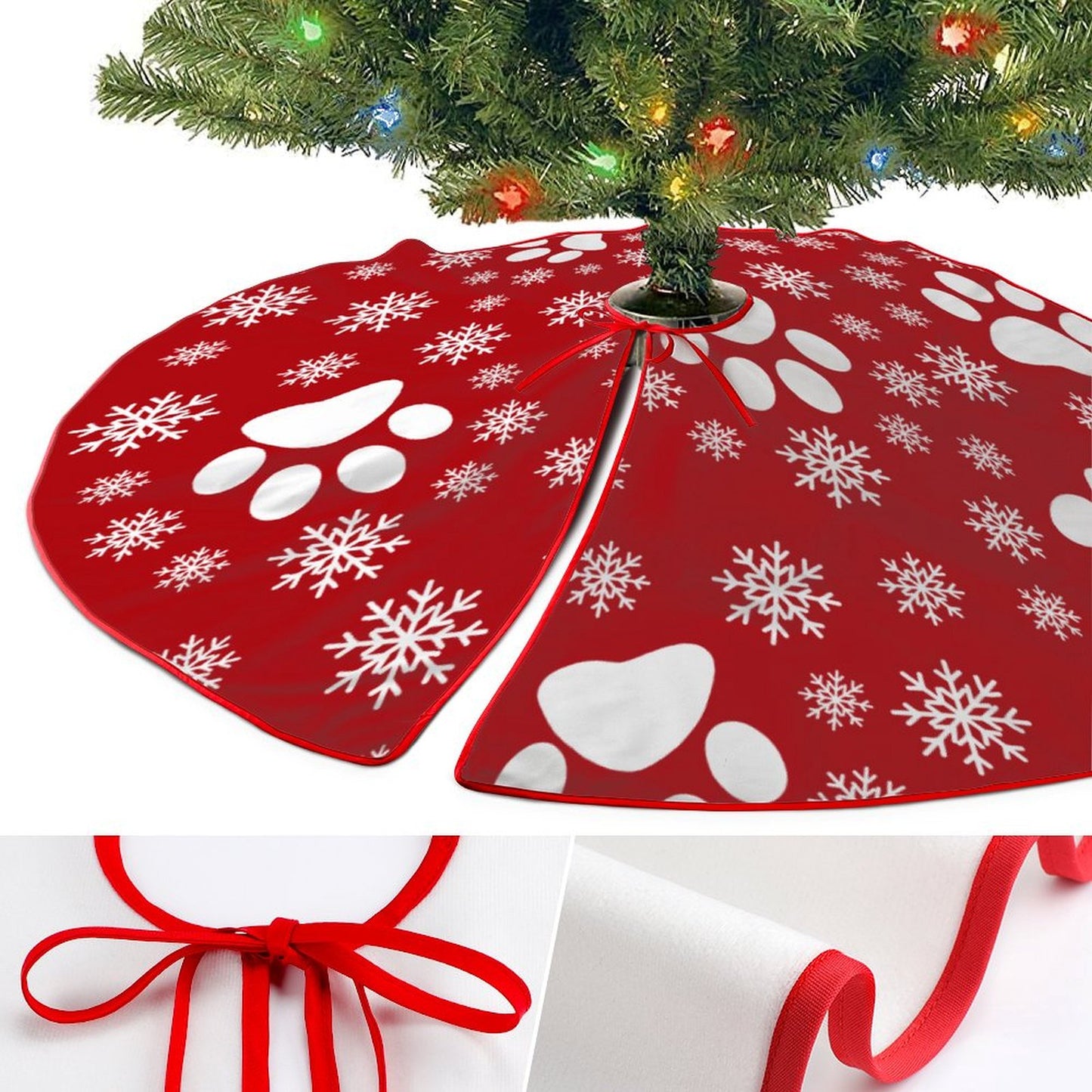 El Escenario para tus Regalos | Cubre Pie de Árbol Personalizado
