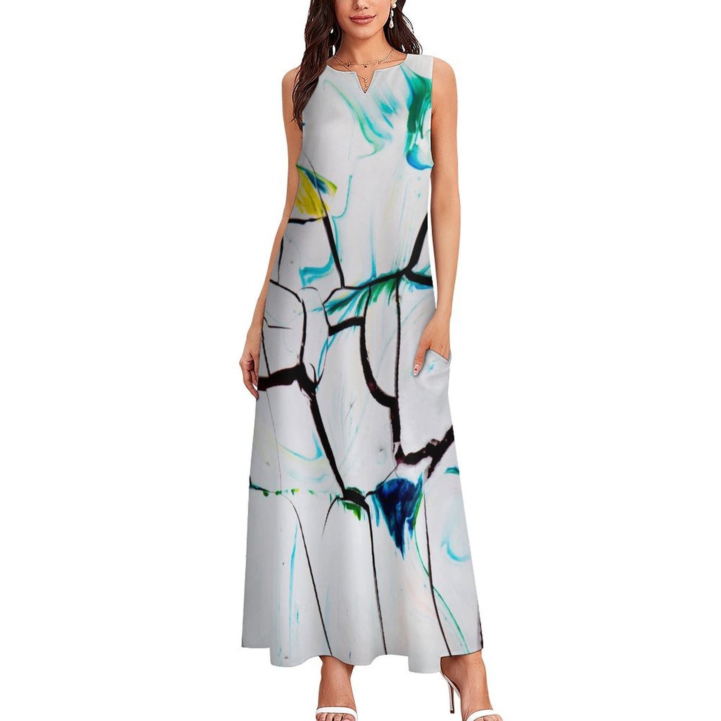 Vestido Largo Ajustado Personalizable | Maxi Vestido con Foto México