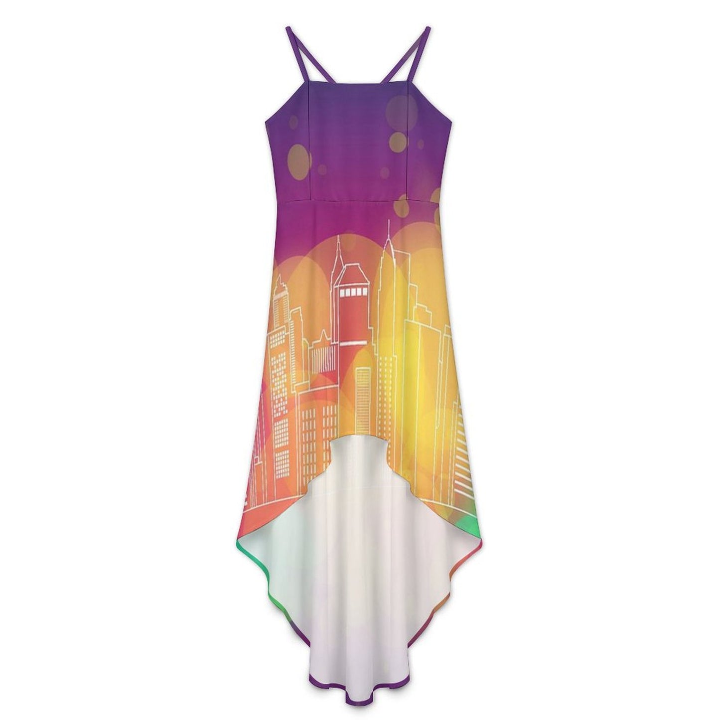 Vestido Asimétrico Personalizado High-Low | Diseña con tu Foto