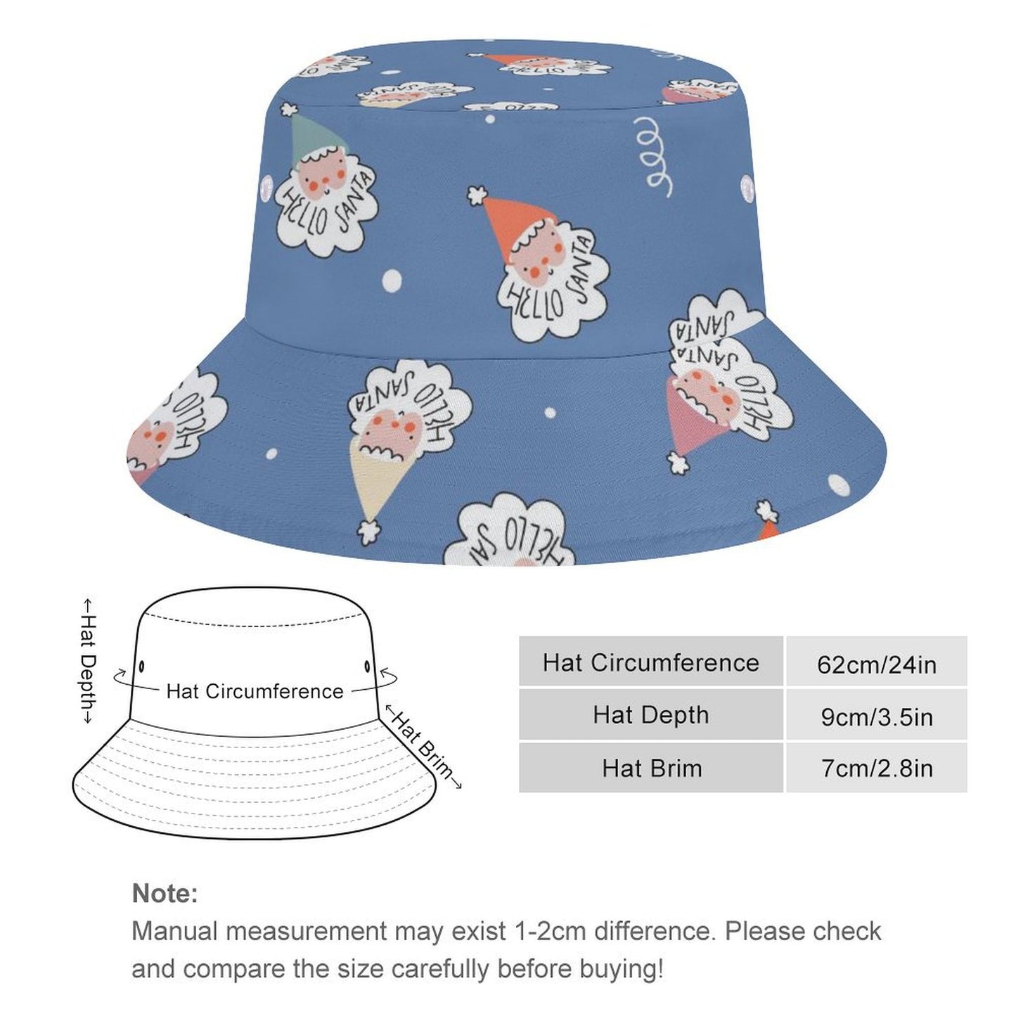 Sombrero de Pescador Talla Grande | Personalizado para Cabeza Grande