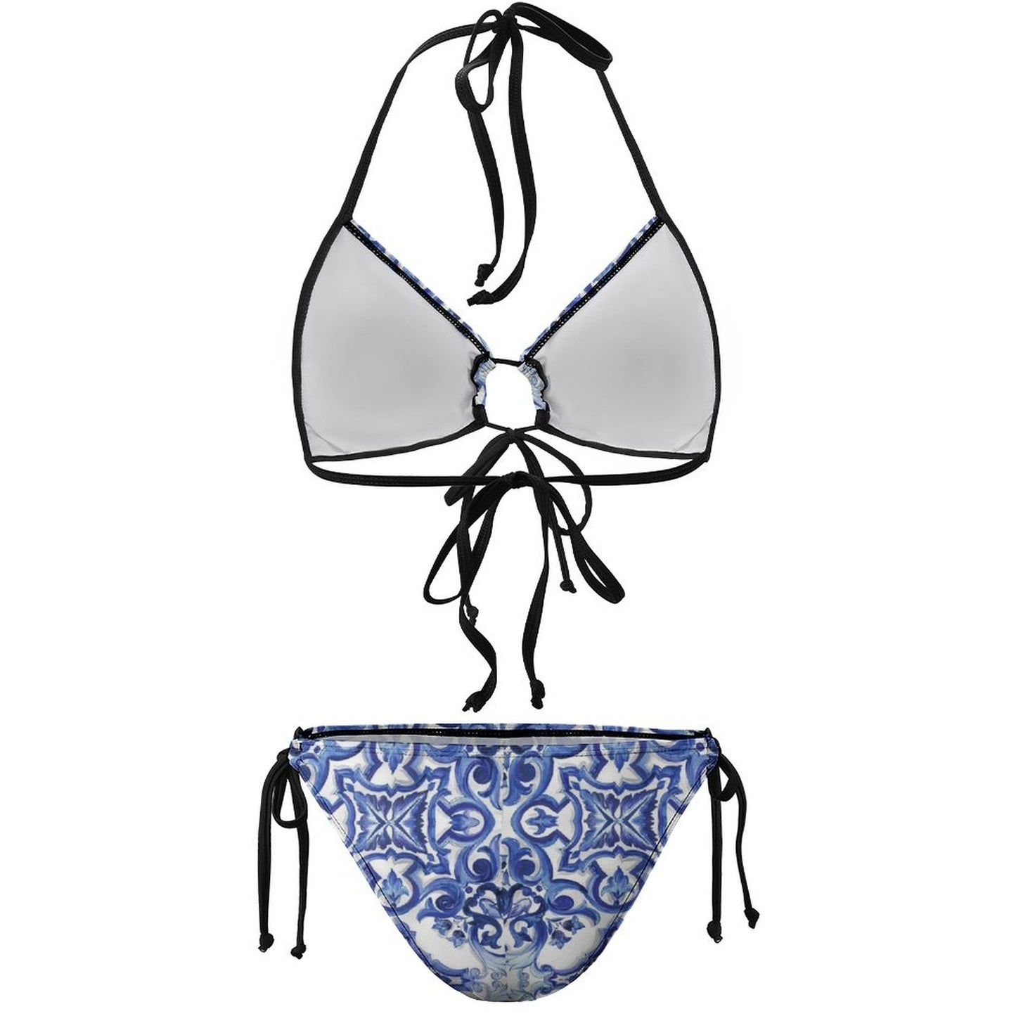 Bikini Personalizado de Dos Piezas | Traje de Baño con Cintas Ajustables