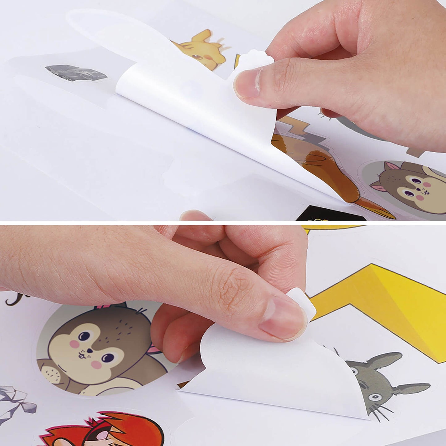 Stickers Personalizados Kiss-Cut (Hoja A4) | Vinilo Impermeable Removible | Impresión HD