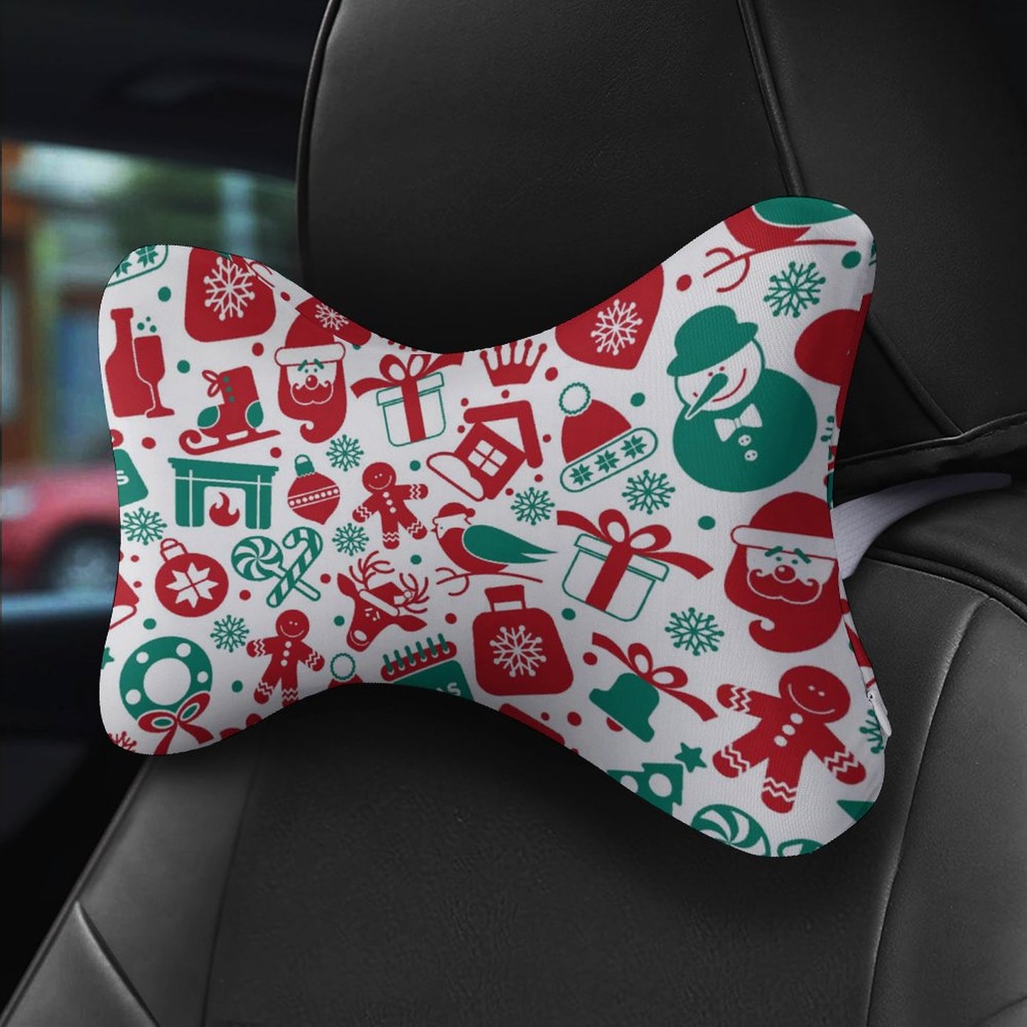 Cojín Cervical para Auto Personalizado | Set de 2 con Memory Foam