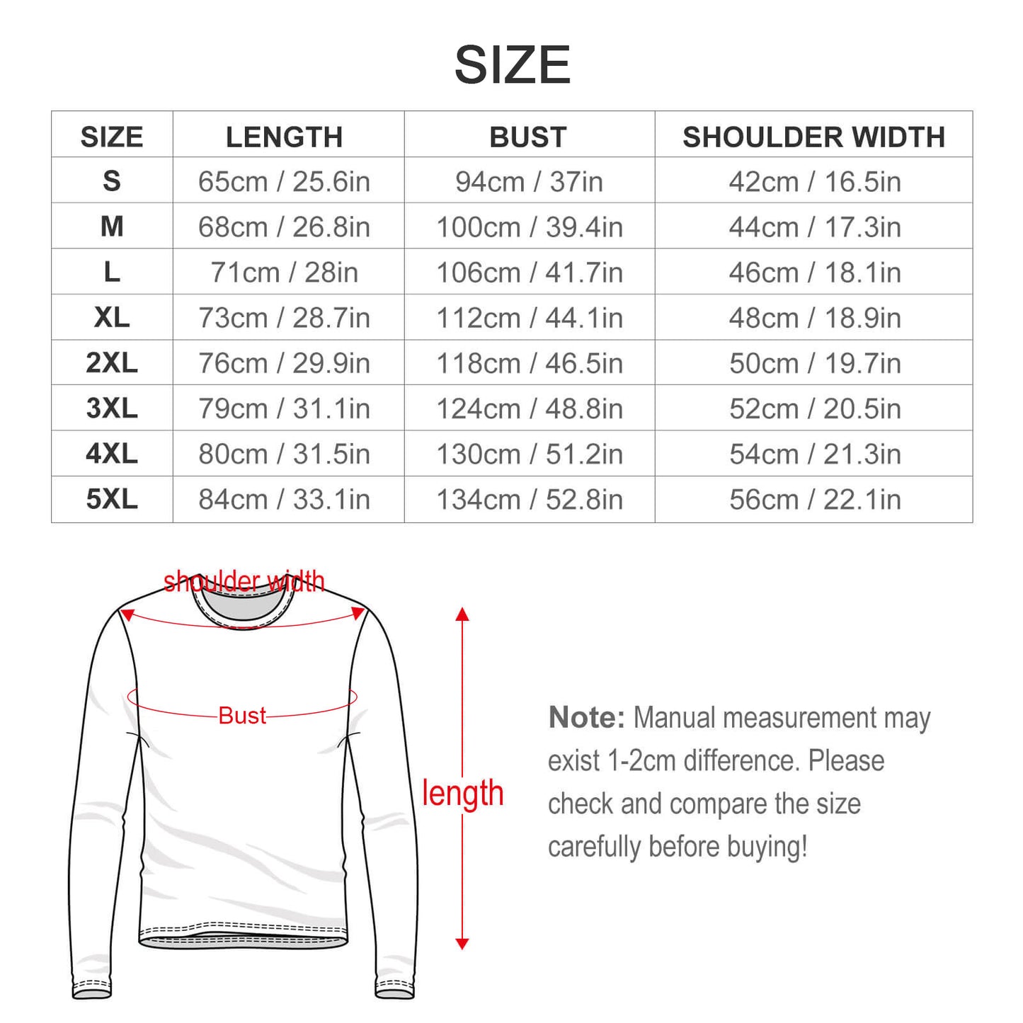 Playera Manga Larga Full Print Personalizada | Sublimación 360°