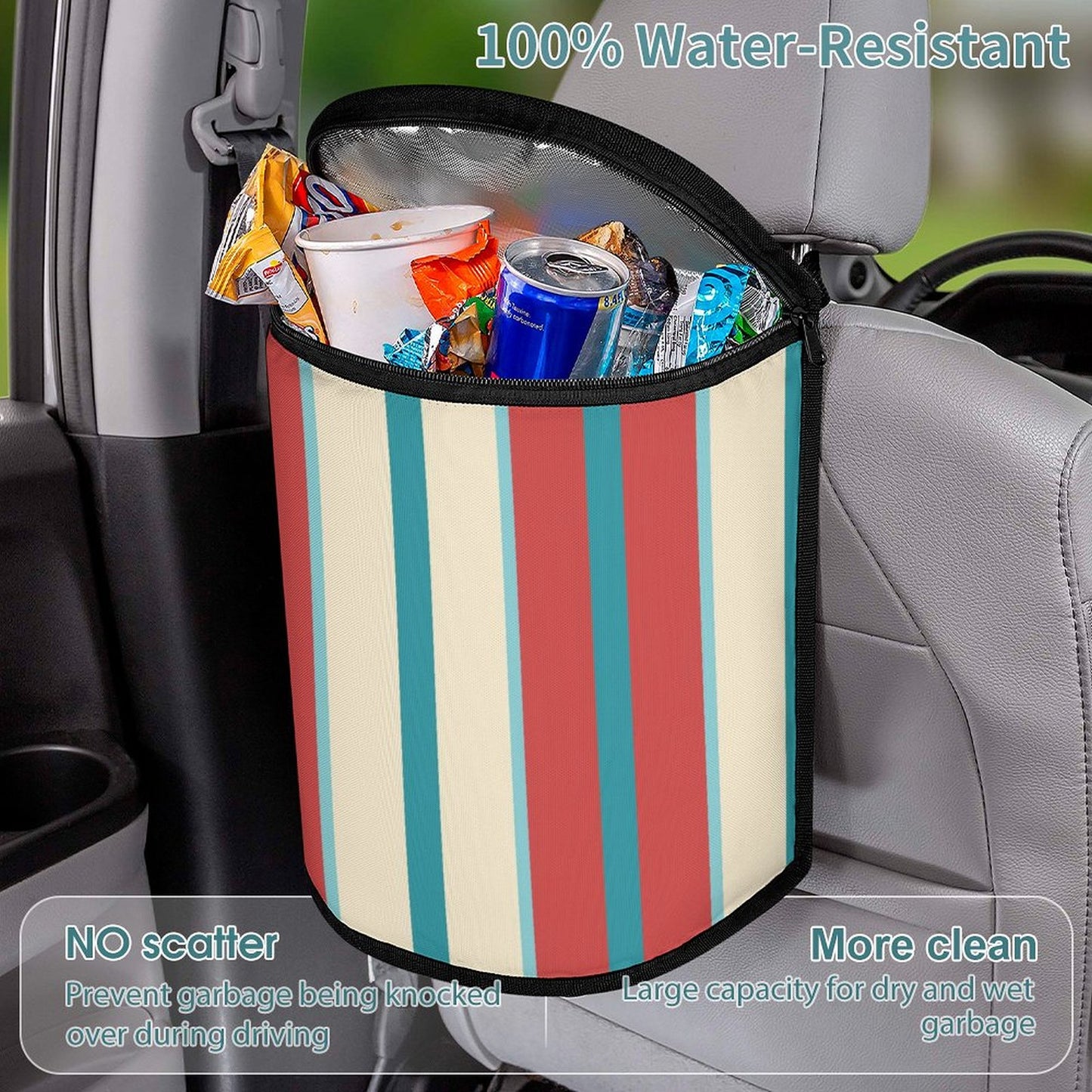 Bote de Basura para Auto Personalizado | Mantén tu Coche Limpio