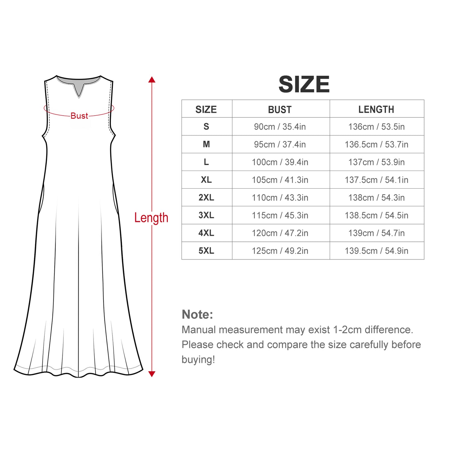 Vestido Largo Sin Mangas | Maxi Vestido Corte Columna Personalizado
