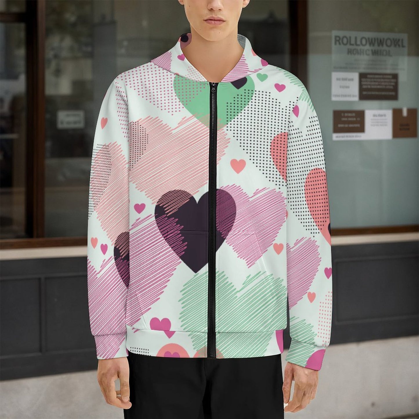 Sudadera Personalizada para Joven con Cierre | Crea tu Diseño