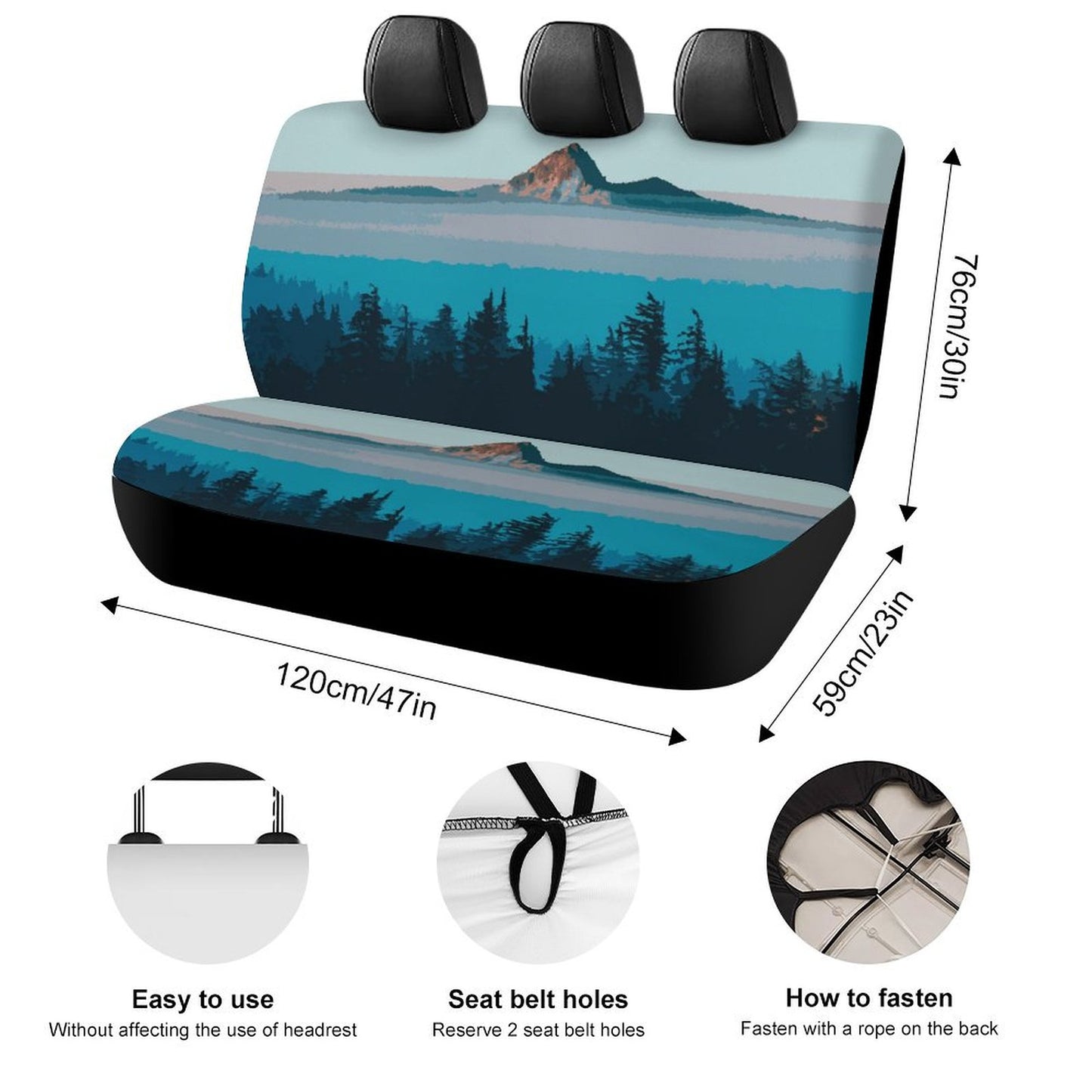 Funda para Asiento Trasero Personalizada | Renueva y Protege con tu Foto