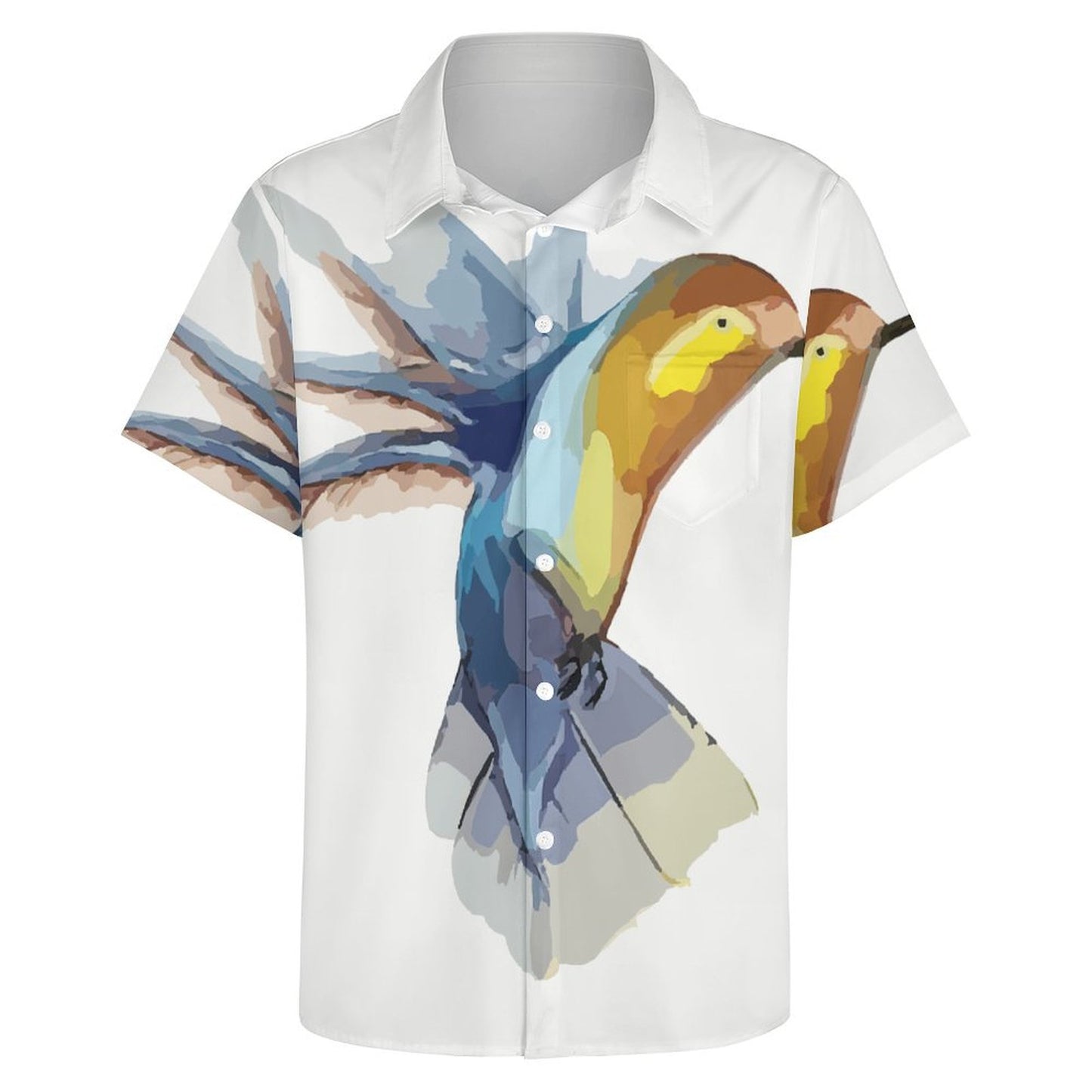 A Short Sleeved Shirt Oil Painting, Magpie