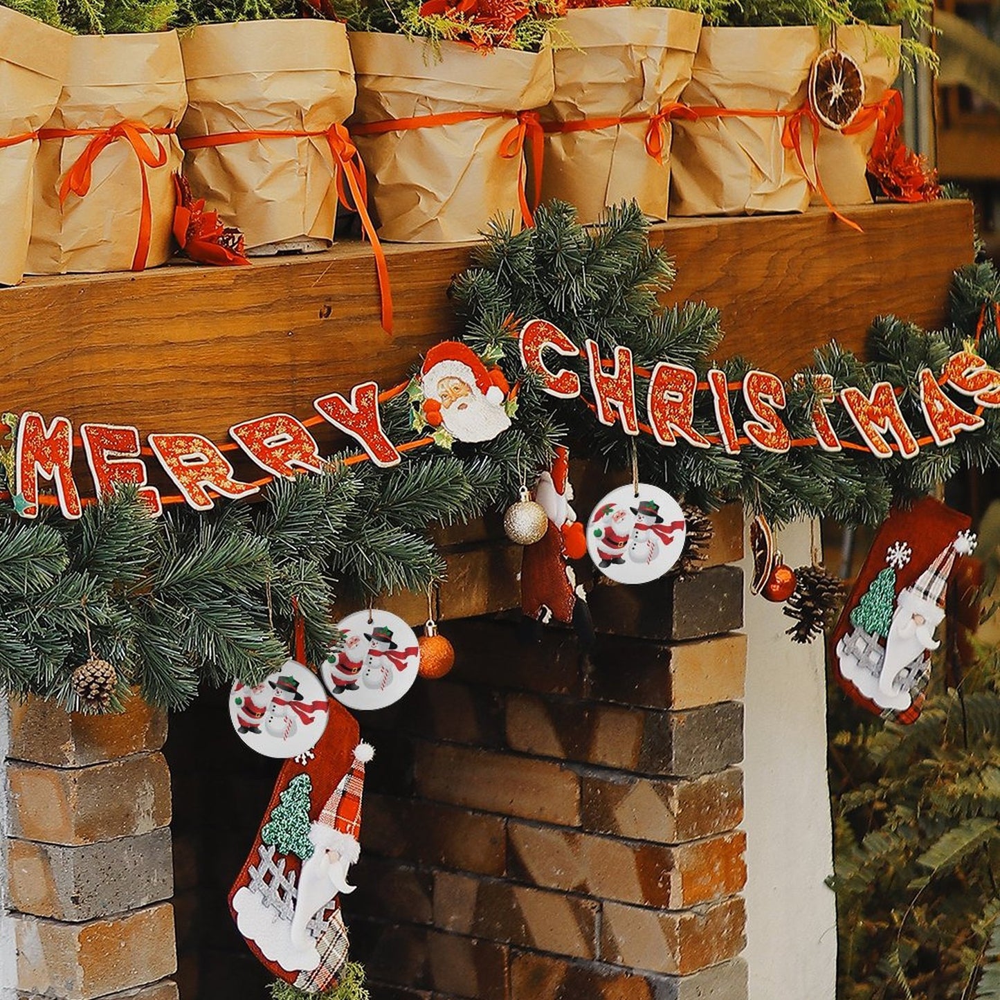 Un Legado en Cerámica: Tu Adorno Navideño con Foto de Alta Calidad