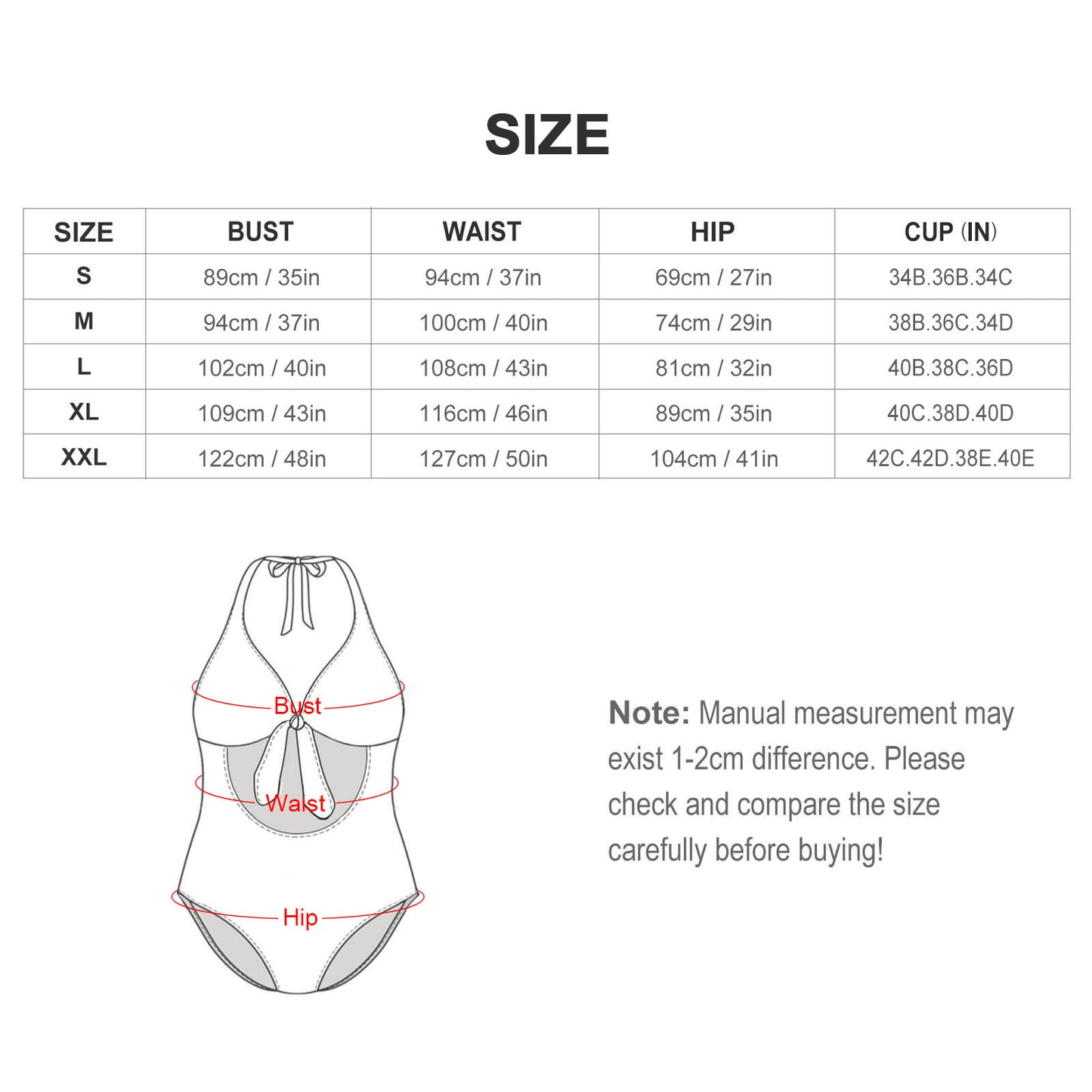 Monokini con Escote V y Moño Personalizado | Traje de Baño Entero con Tu Diseño