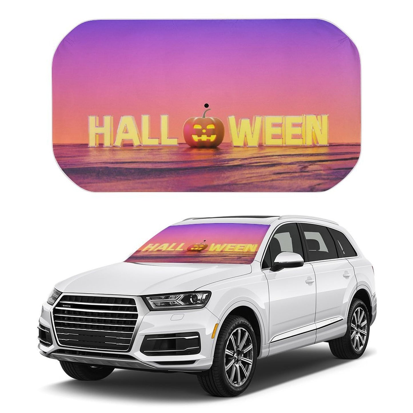 Parasol para Auto Personalizado | Tipo Sombrilla con tu Foto