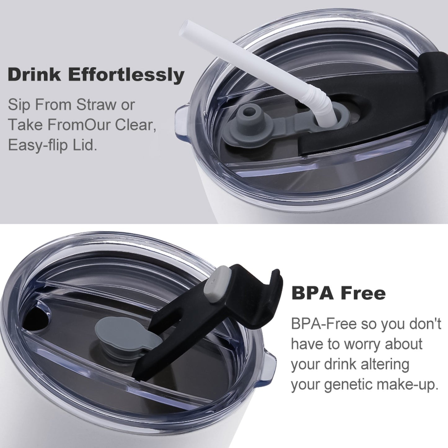 Vaso Térmico Personalizado 20oz con Popote | Acero Inox 304 & Impresión UV