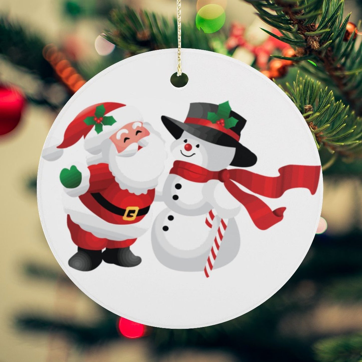 Un Legado en Cerámica: Tu Adorno Navideño con Foto de Alta Calidad
