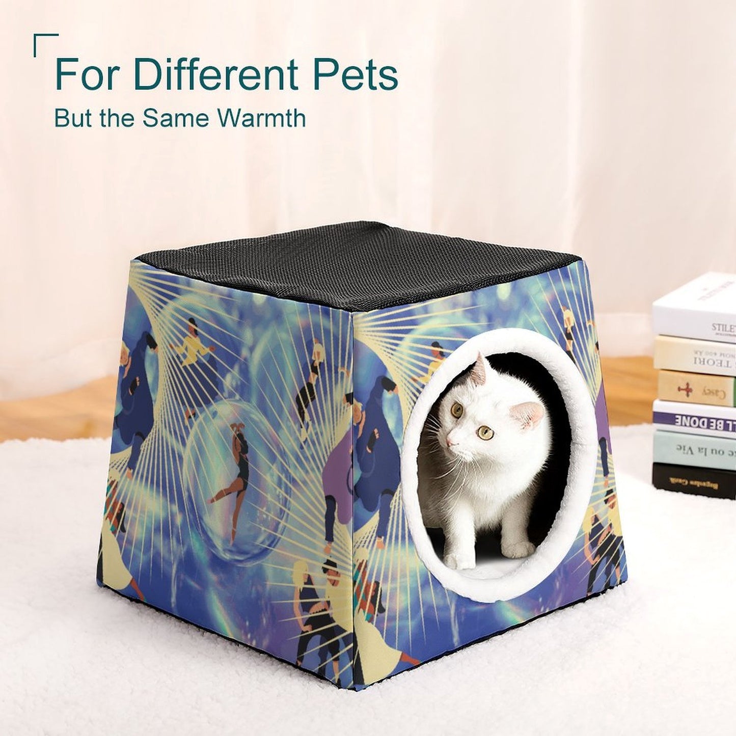 Cama Semicerrada Personalizada para Mascotas | Diseño Cápsula Espacial
