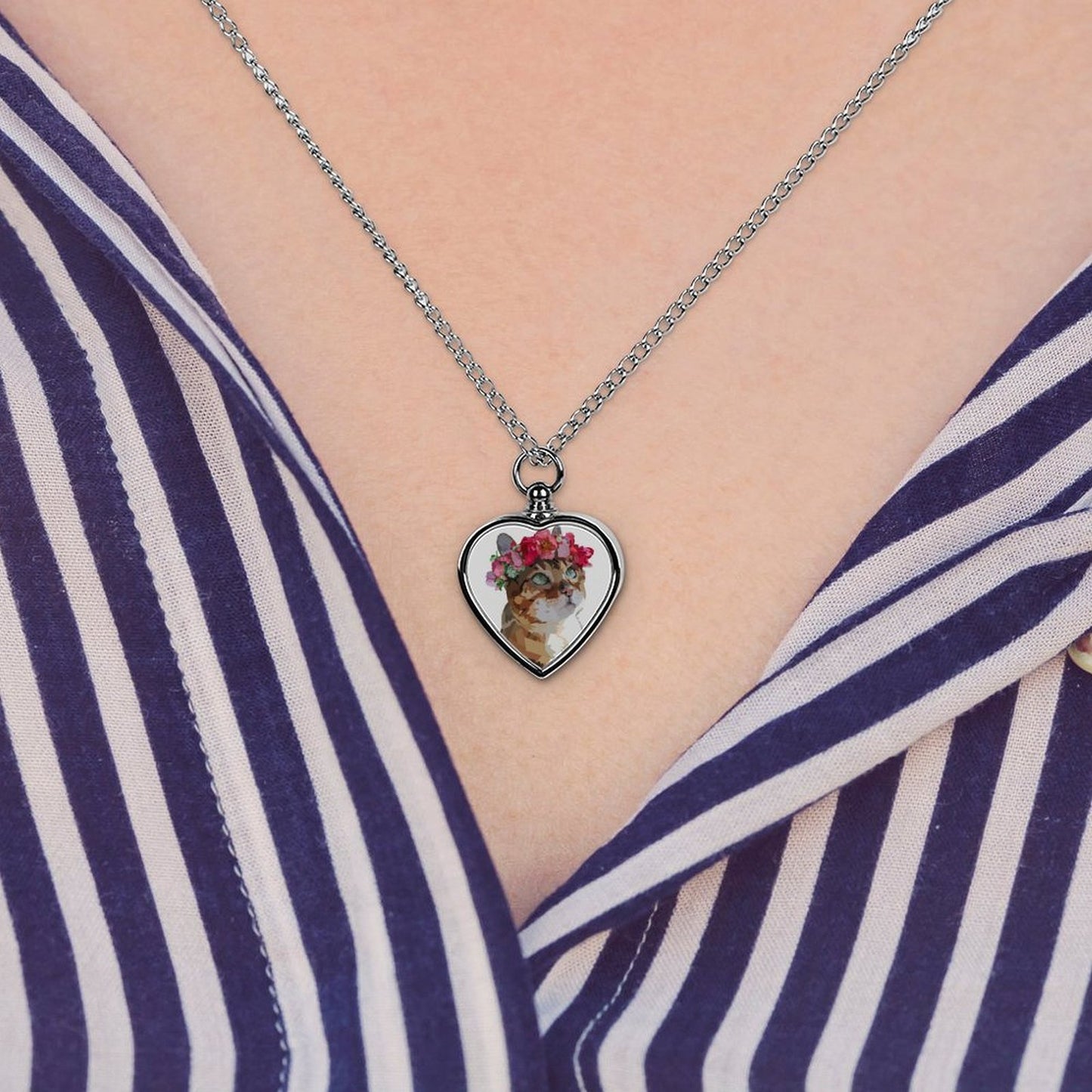Collar Conmemorativo para Mascotas | Dije Personalizado con Foto y Urna