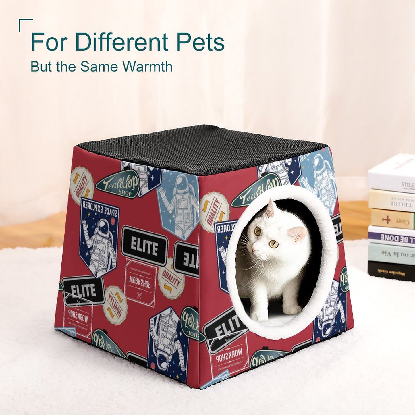 Cama para Mascotas Tipo Cápsula Espacial | Casa Personalizada