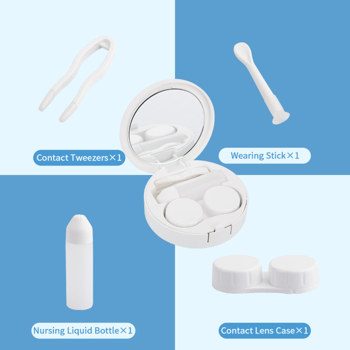 Estuche para Lentes de Contacto de Viaje | Tu Kit de Rescate Personal