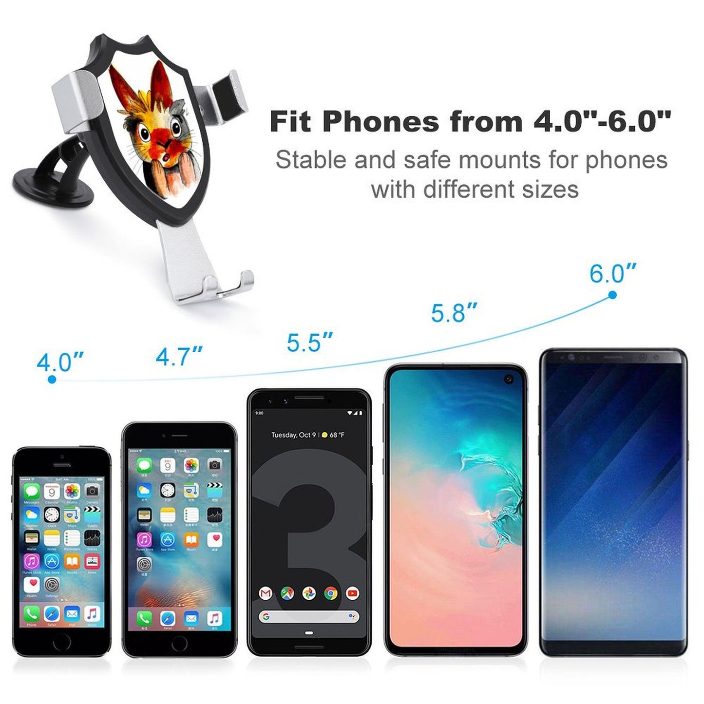 Soporte para Celular de Auto Personalizado | Estabilidad con tu Diseño