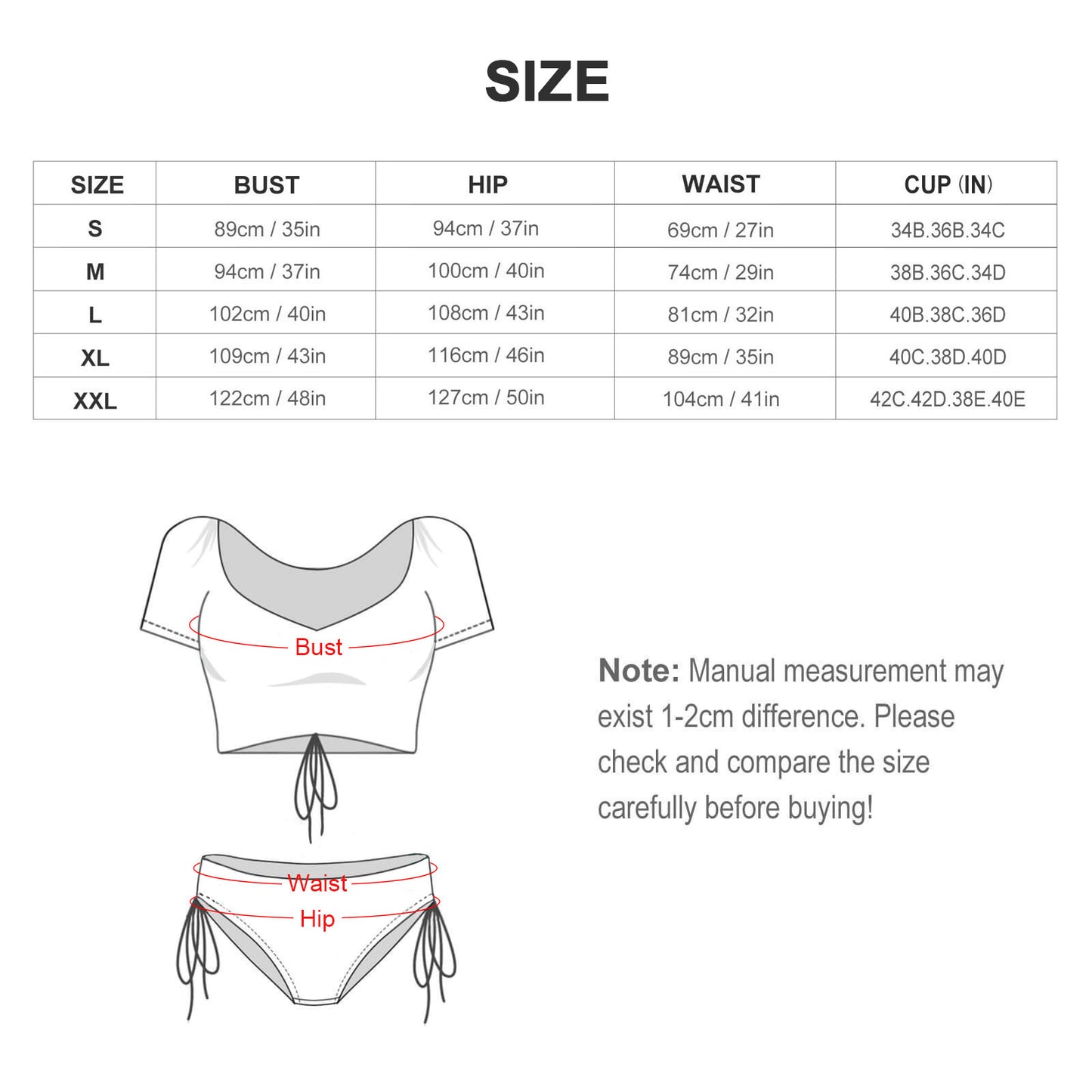 Bikini con Manga Personalizado y Nudo al Frente | Traje de Baño con Estampado Completo