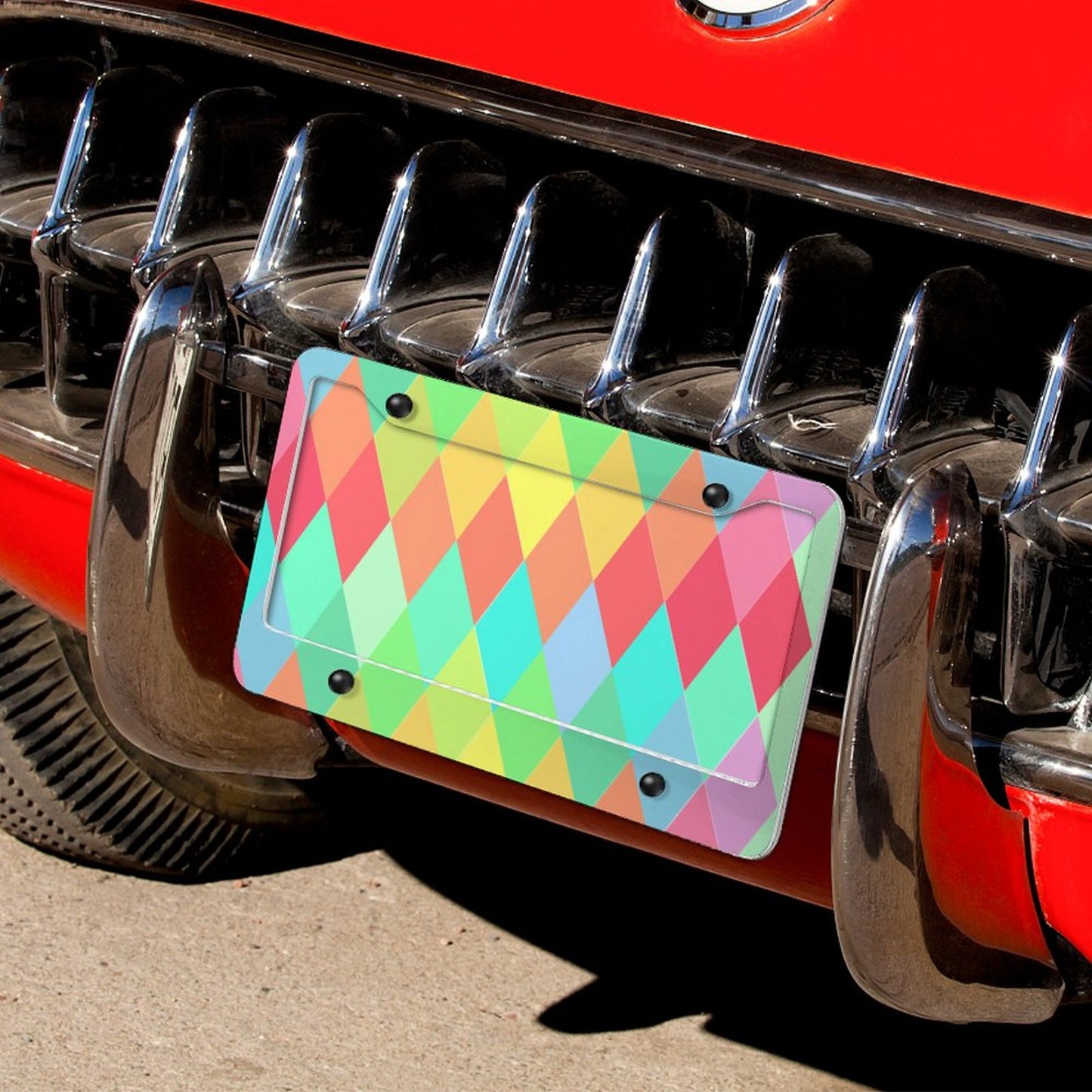 Portaplacas Personalizado | De Aluminio con tu Foto para Auto