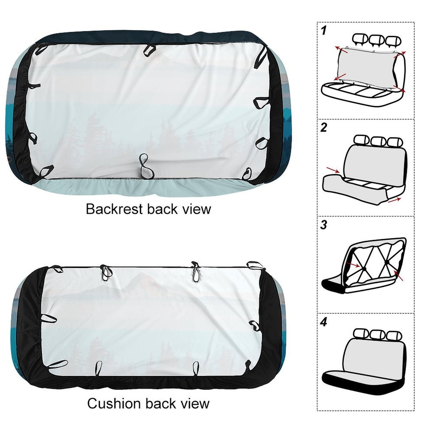 Funda para Asiento Trasero Personalizada | Renueva y Protege con tu Foto