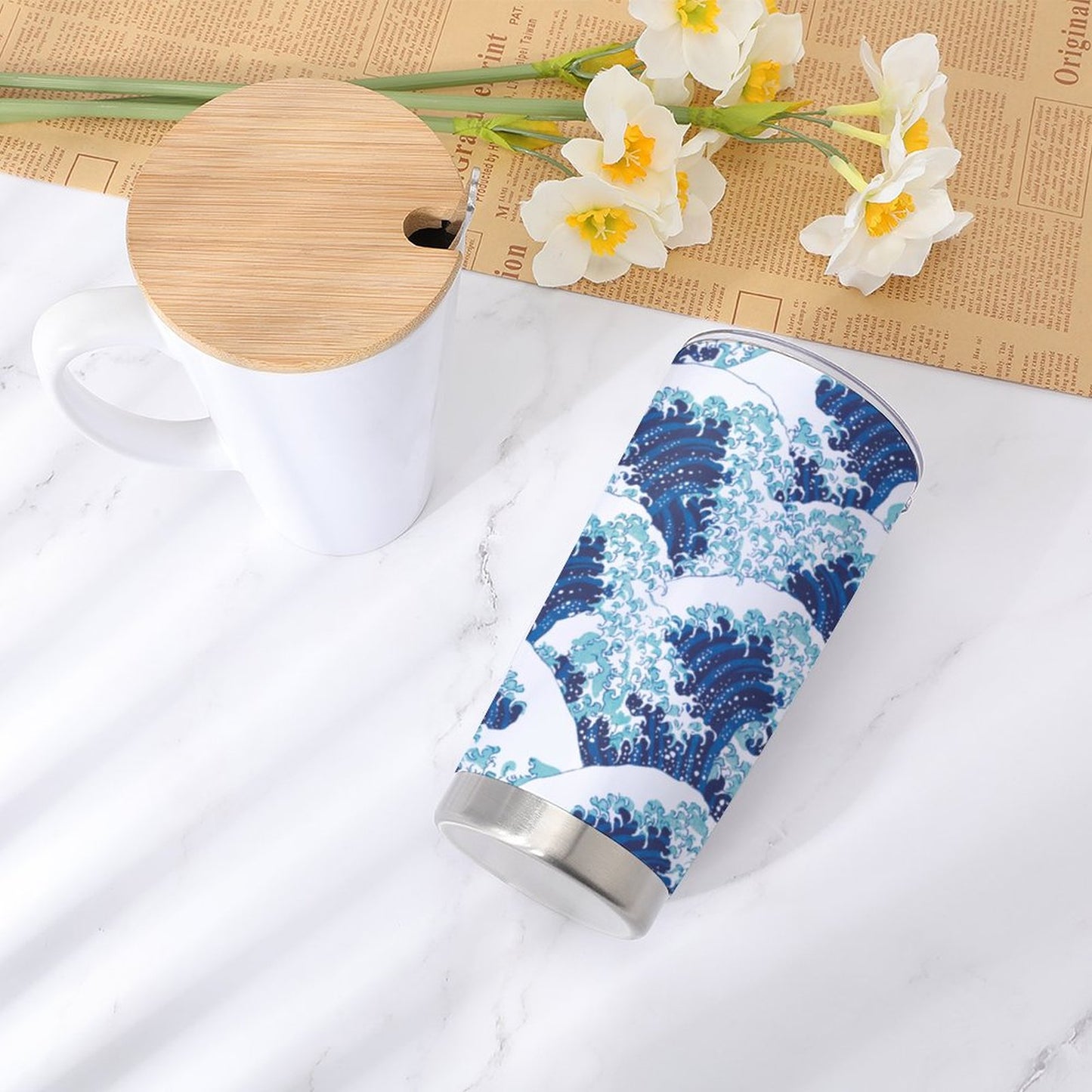 Vaso Viajero de Plástico 20oz Personalizado | Car Cup 600ml