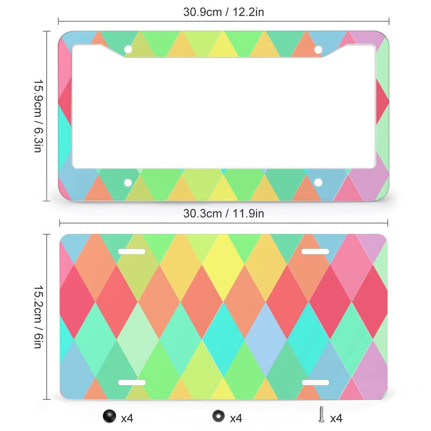 Portaplacas Personalizado | De Aluminio con tu Foto para Auto