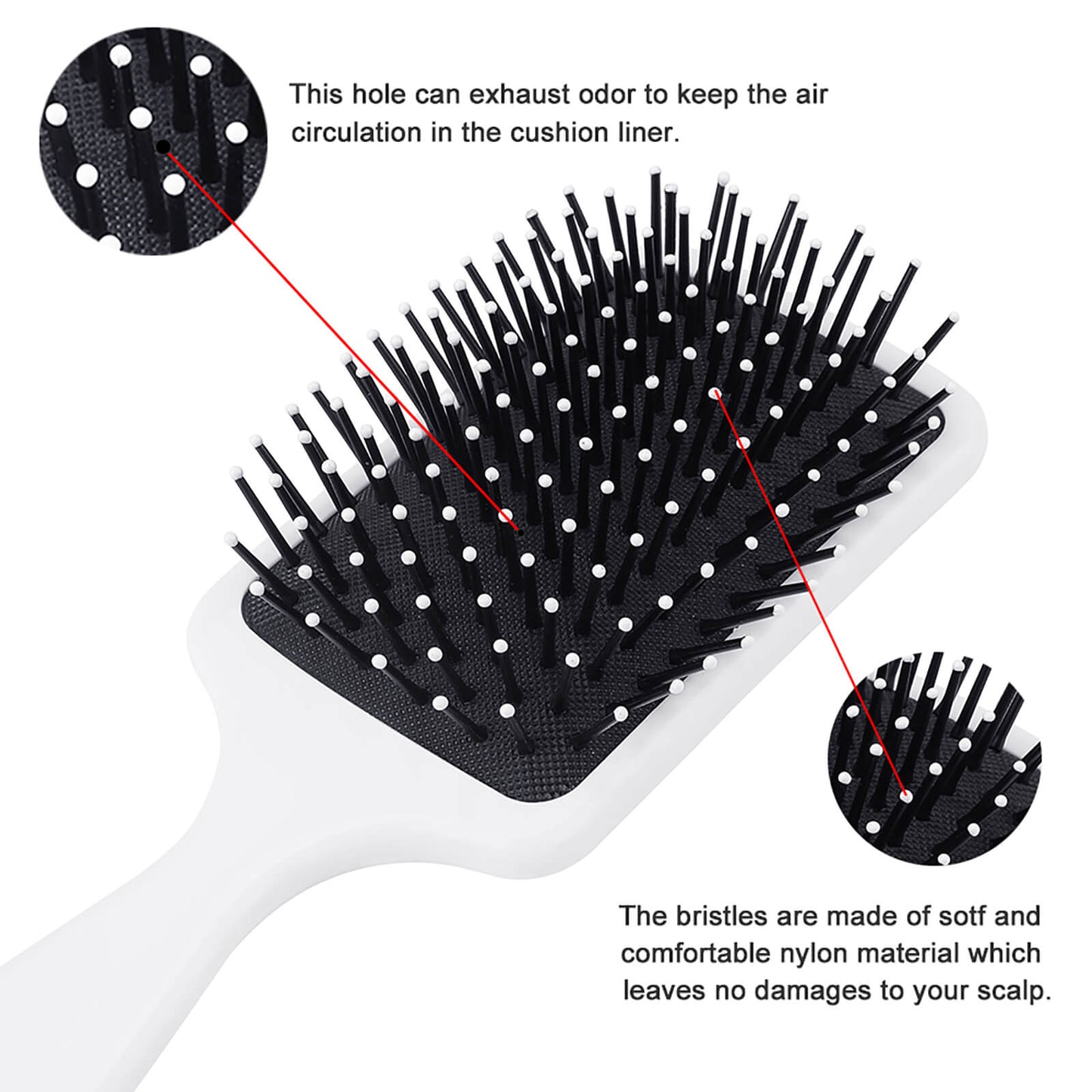Cepillo Masajeador Personalizado | Desenreda Sin Dolor y Sin Frizz