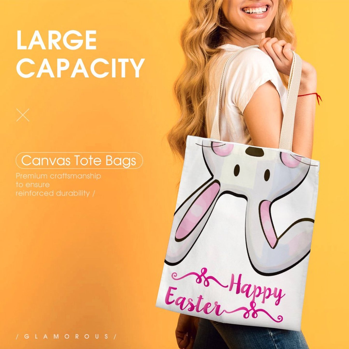 Tote Bag Grande 35x45cm | Bolsa de Lona Plana Minimalista