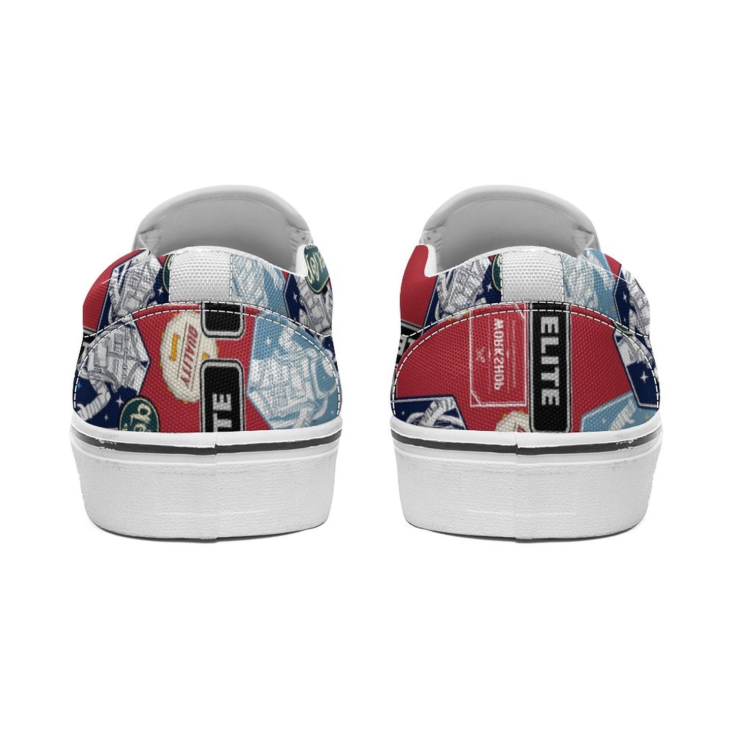 Zapatillas Slip-On de Lona Personalizadas | Tenis Sin Cordones