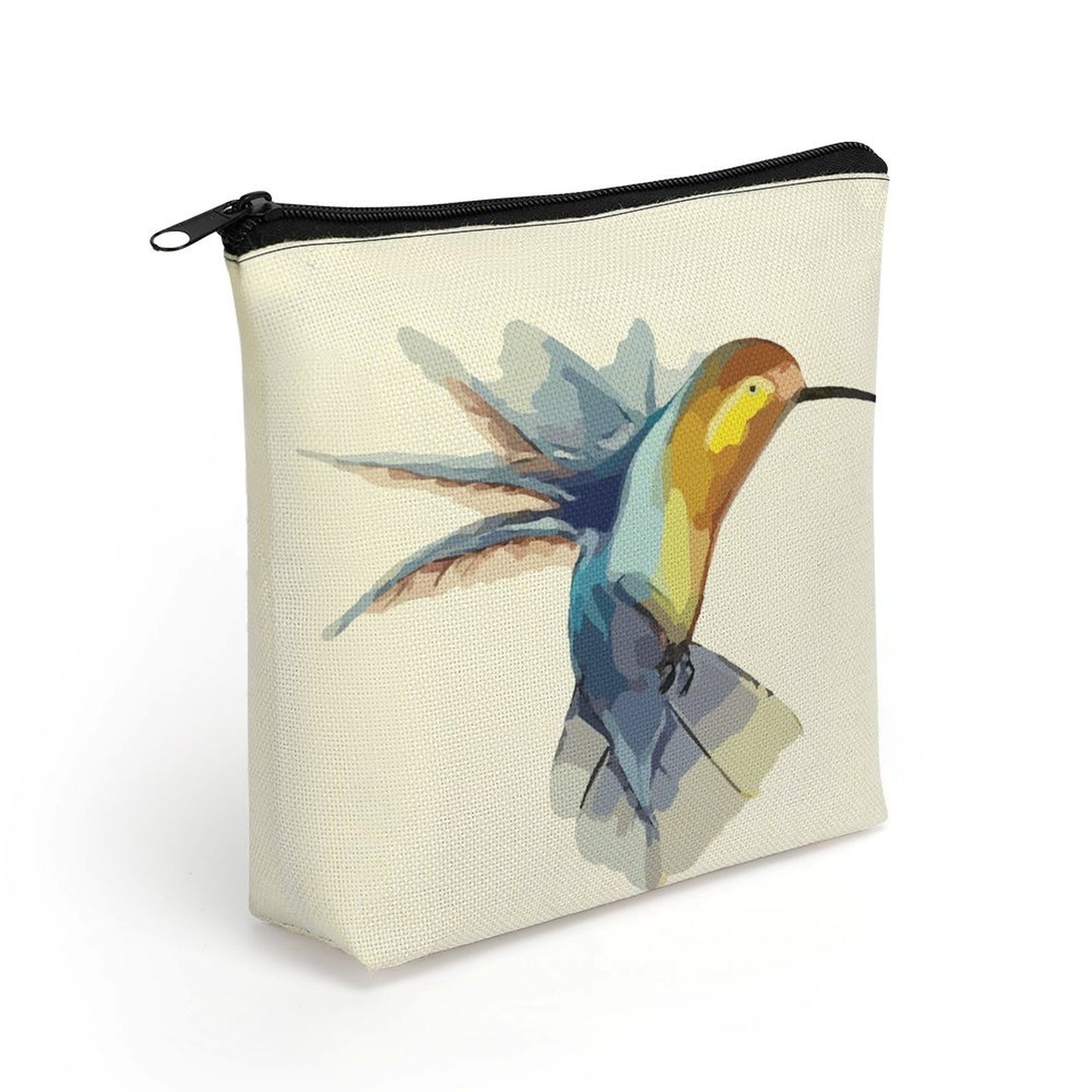 Cosmetiquera de Lino Personalizada | Bolsa de Maquillaje con Foto