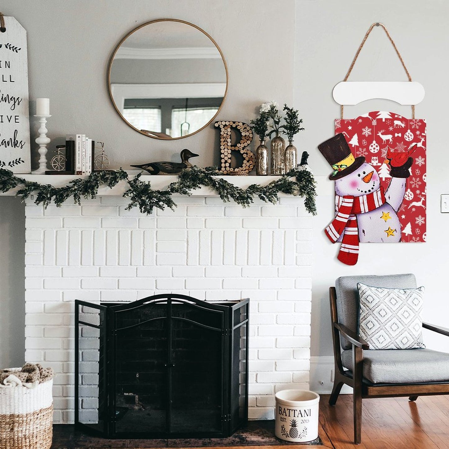 Transforma tu Espacio con un Cuadro de Madera Navideño Personalizado