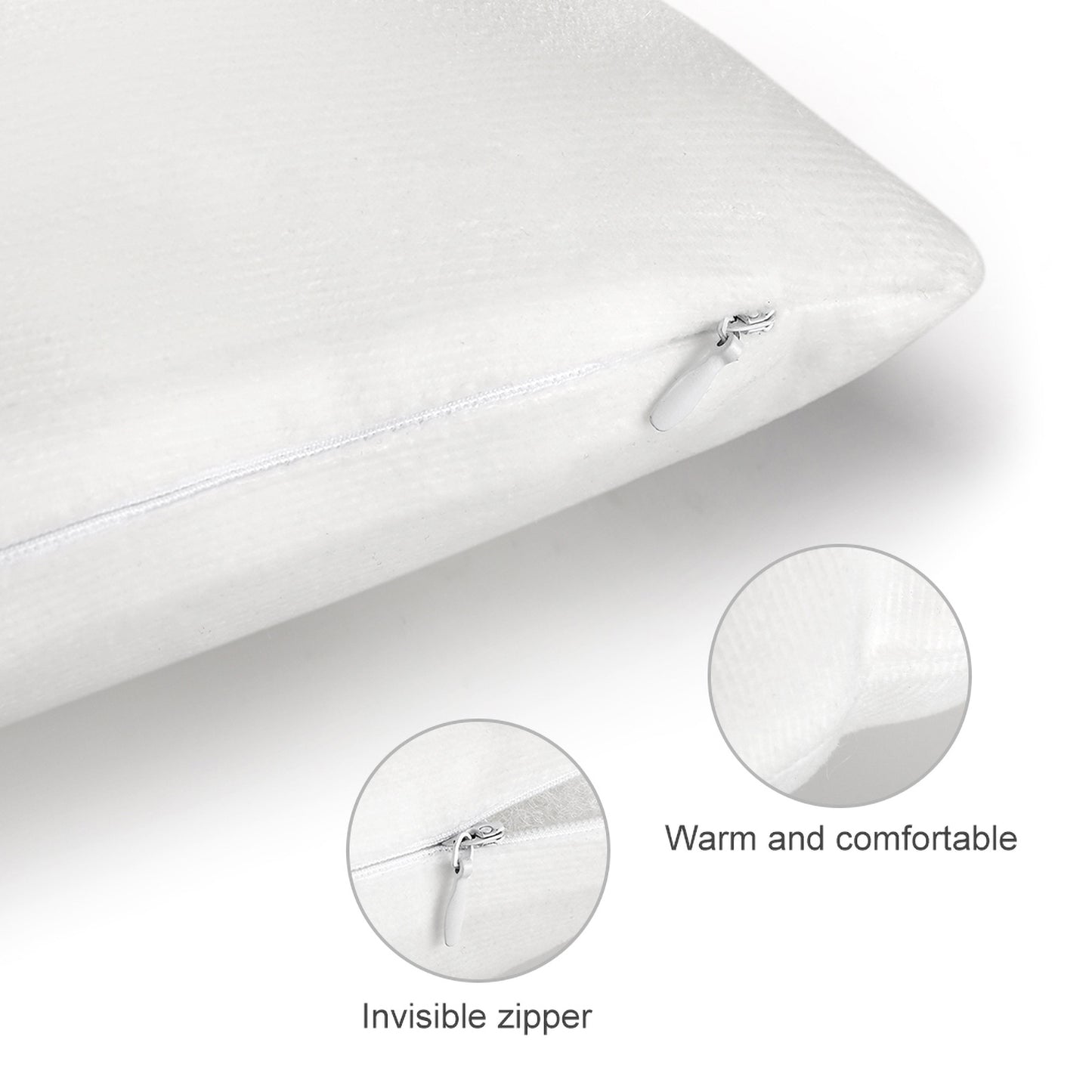 Fundas de Cojín Lumbar Personalizadas | Terciopelo Suave Rectangular | Decoración Ergonómica