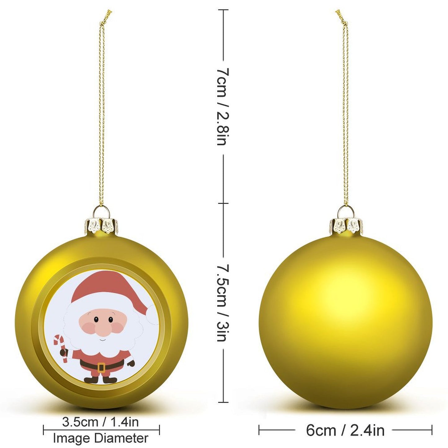 Esferas Navideñas Irrompibles | Personalizadas con tu Foto Favorita