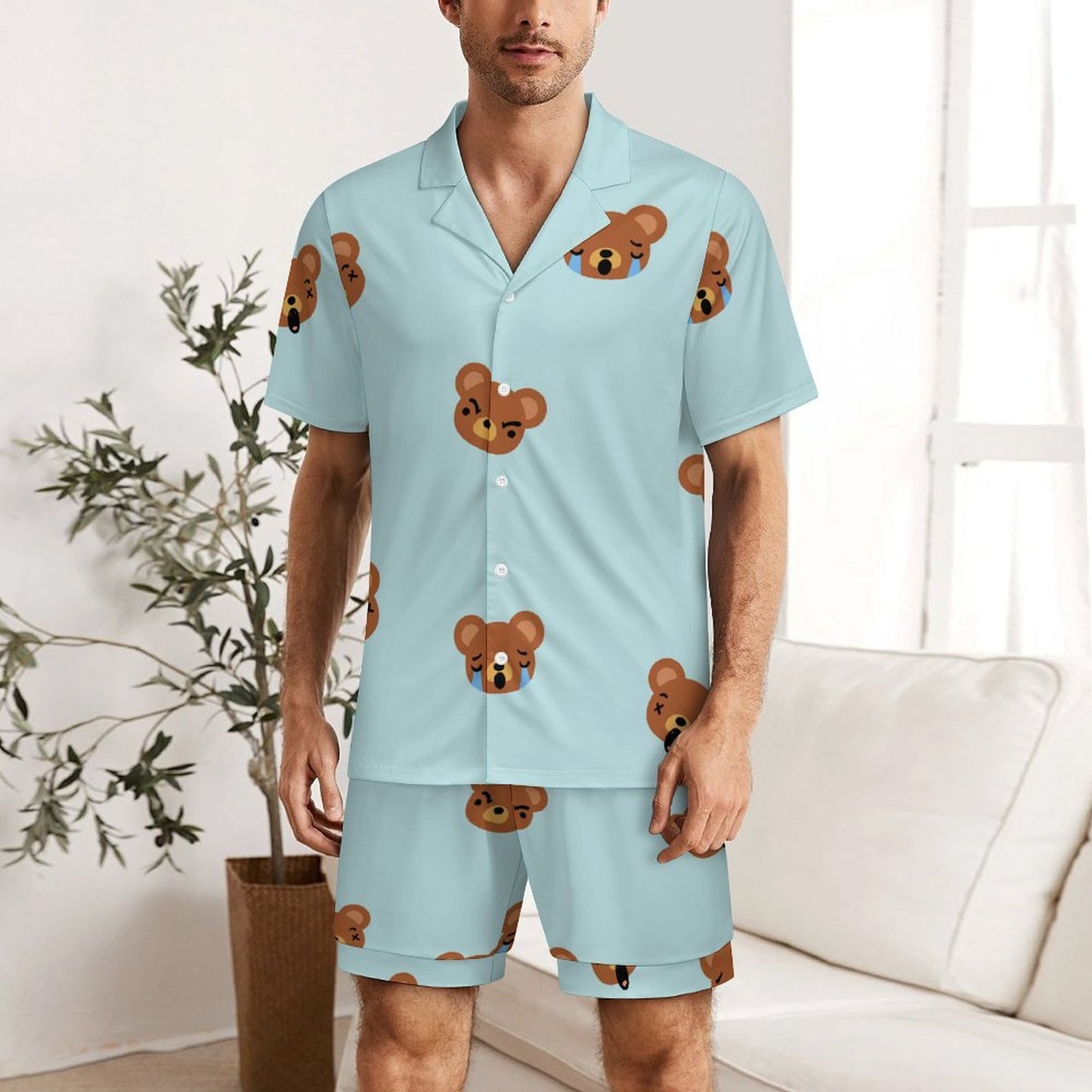 Pijama Corta Personalizada para Hombre | Confort de Verano