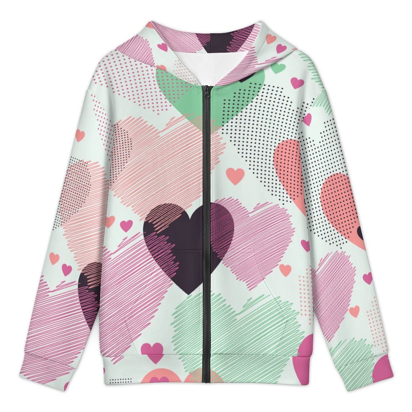 Sudadera Personalizada para Joven con Cierre | Crea tu Diseño