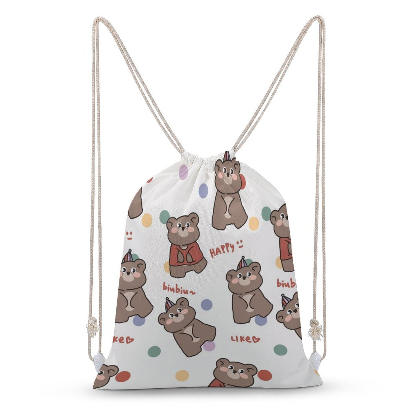 Mochila Saco de Lona 12oz Personalizada | Morral de Cuerdas Algodón
