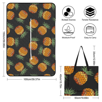 Tardes de Picnic Inolvidables | Manta Plegable Impermeable 2 en 1