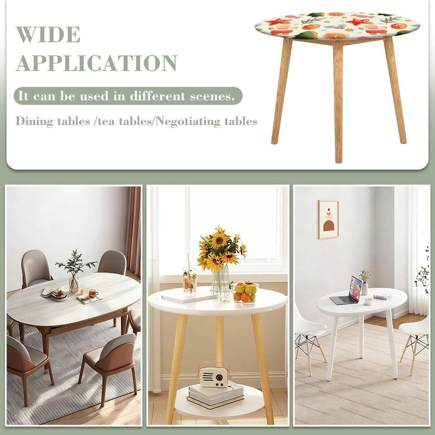 Mantel Ajustado para Mesa Ovalada | El Ajuste Perfecto para tus Curvas