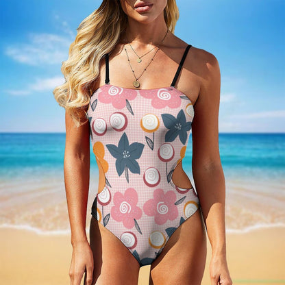 Monokini con Aberturas Laterales Personalizado | Traje de Baño Entero con Tu Diseño