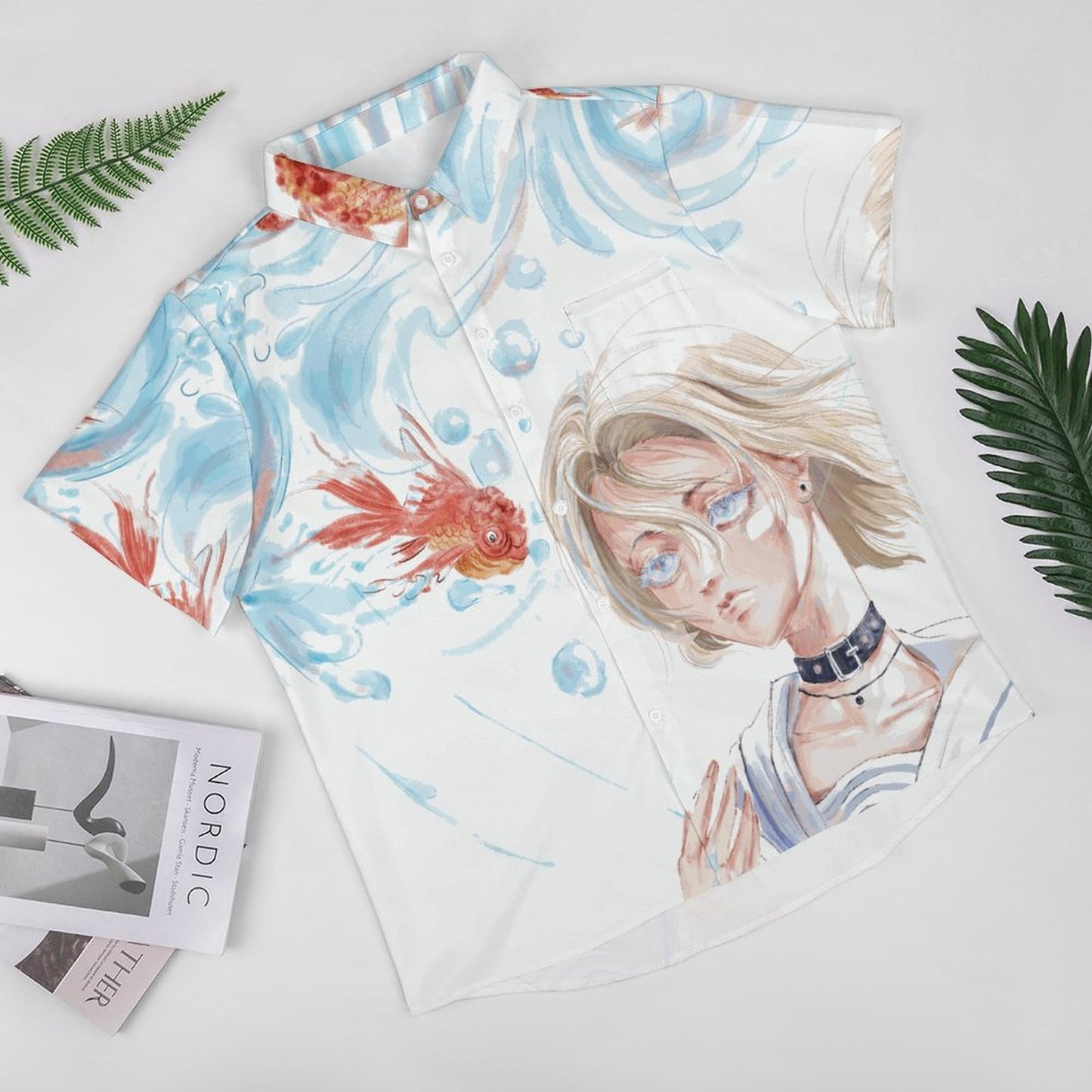 Camisa Casual Personalizada para Hombre | Diseña con Tu Foto/Logo